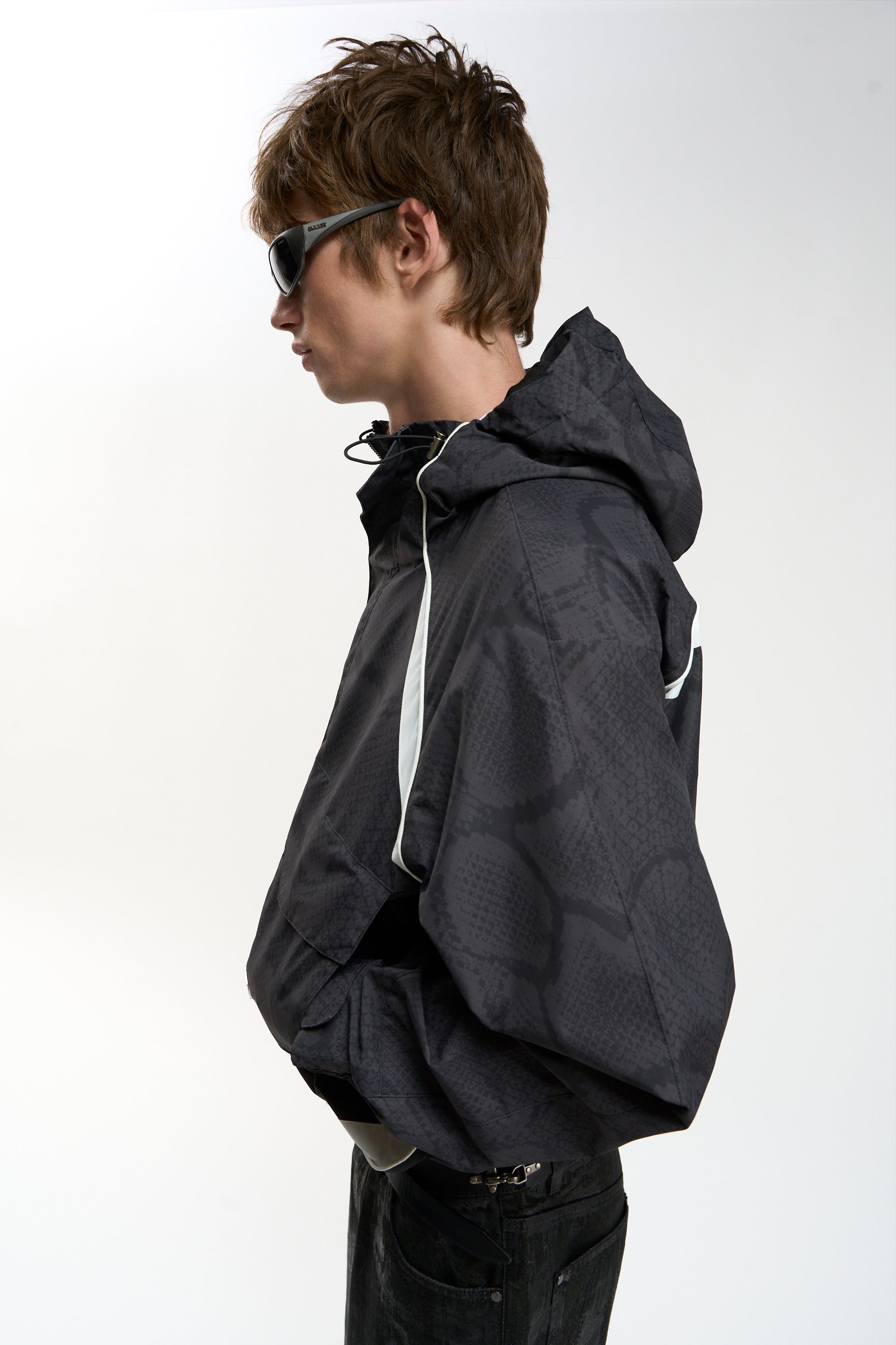 Taxidermy Black Windbreaker