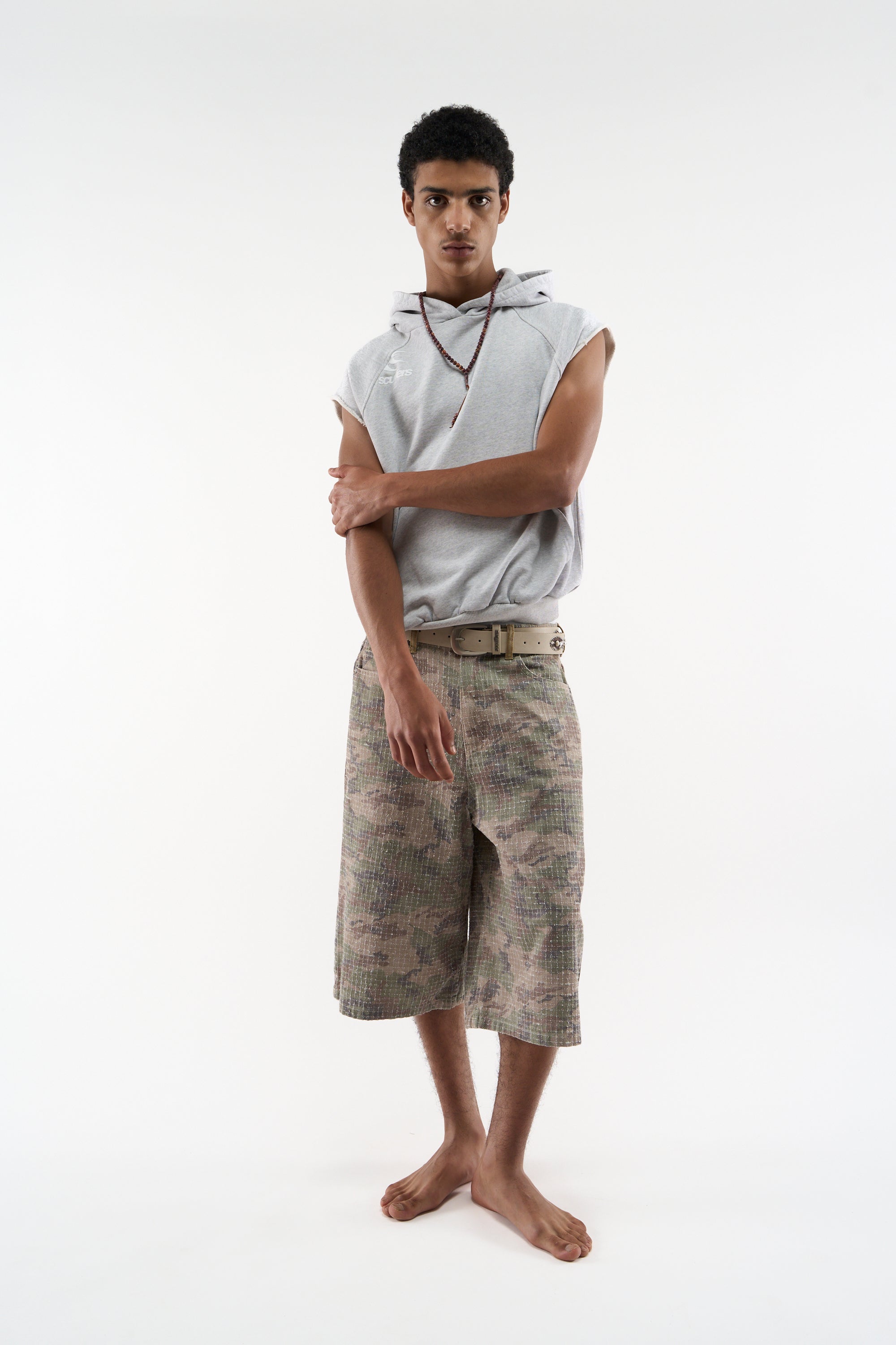 No Gym Grey Melange Hoodie