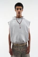 No Gym Grey Melange Hoodie