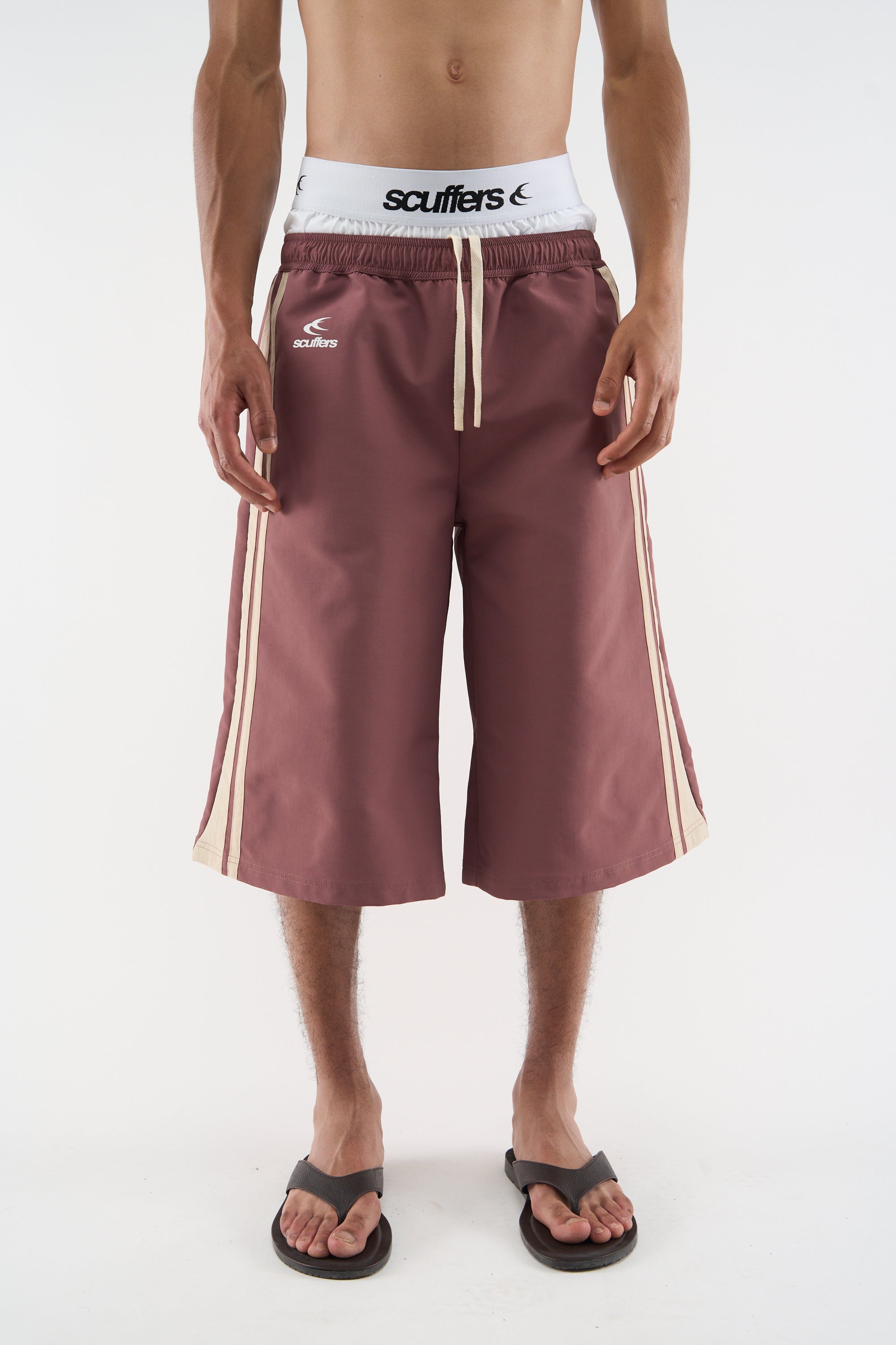Tech Burgundy Jorts – Scuffers