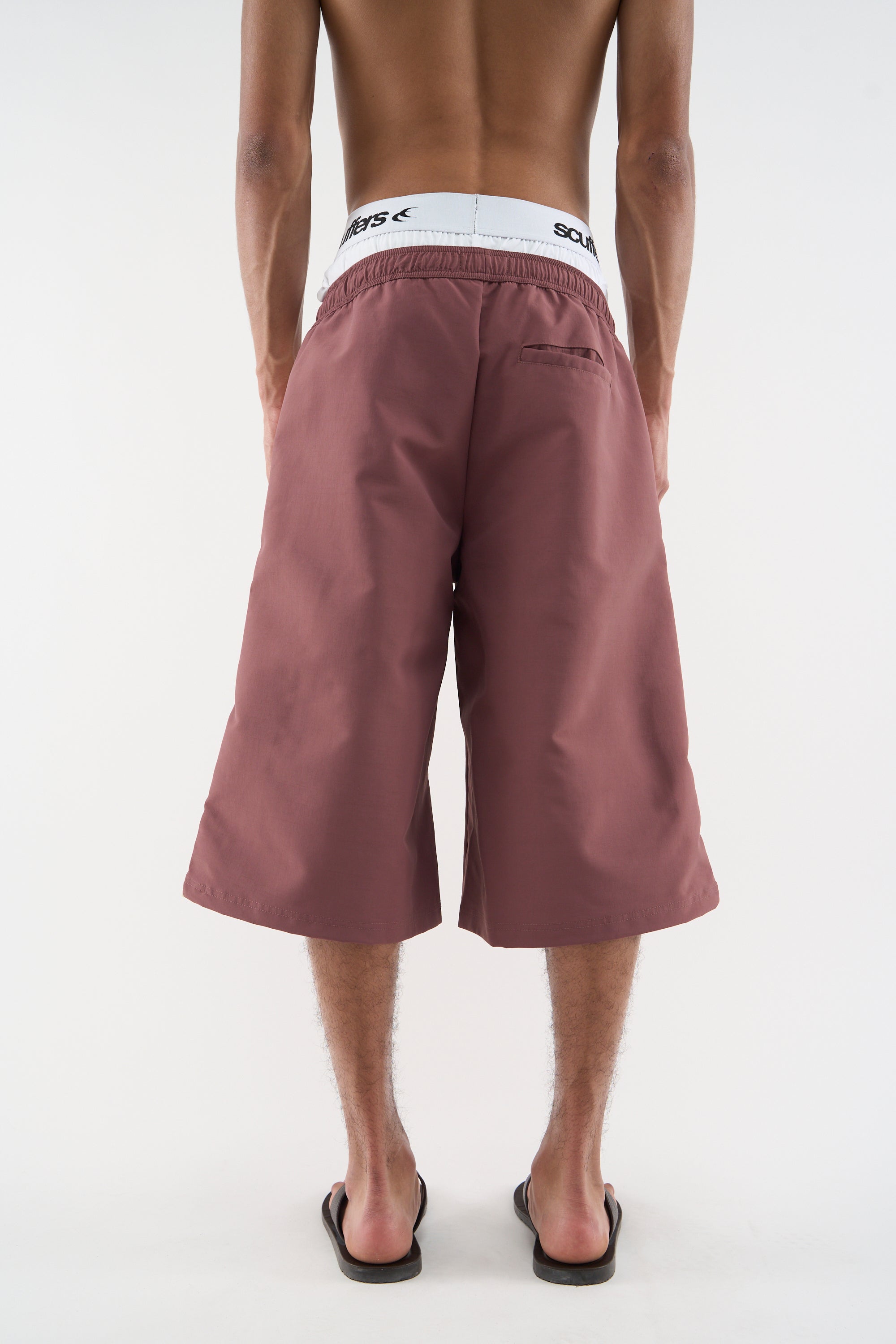 Tech Burgundy Jorts – Scuffers