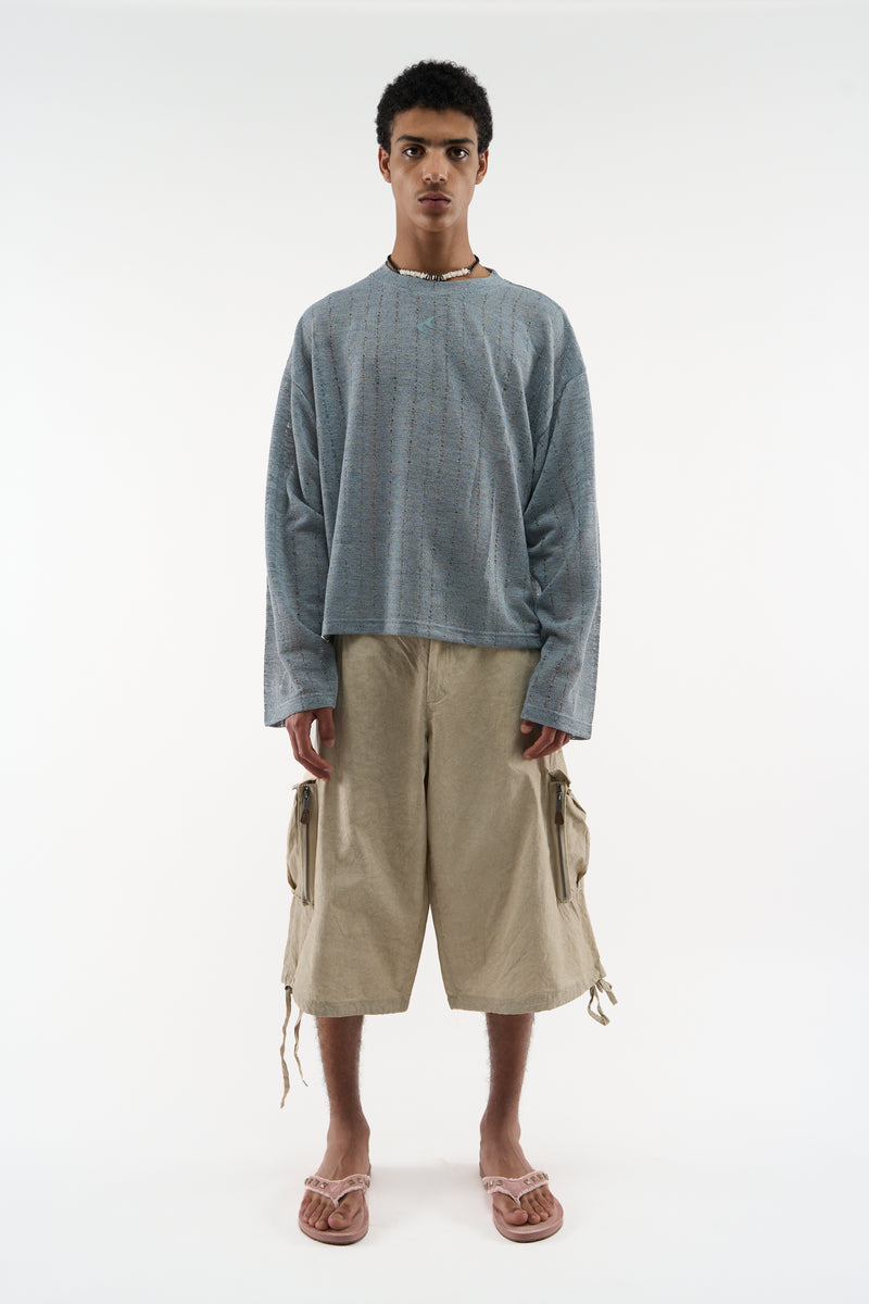 Abar Blue Knit Longsleeve