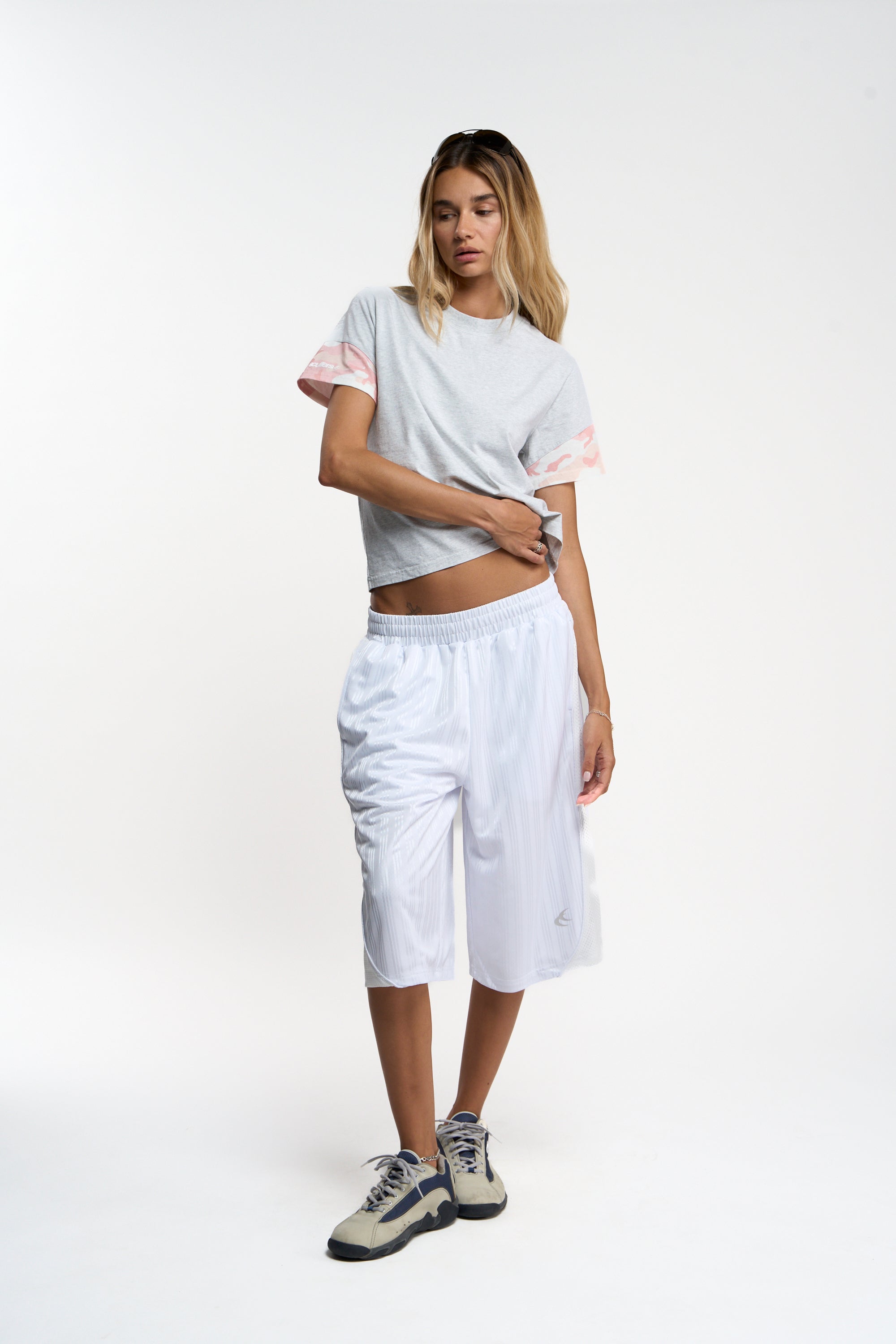 Nacar White Jorts