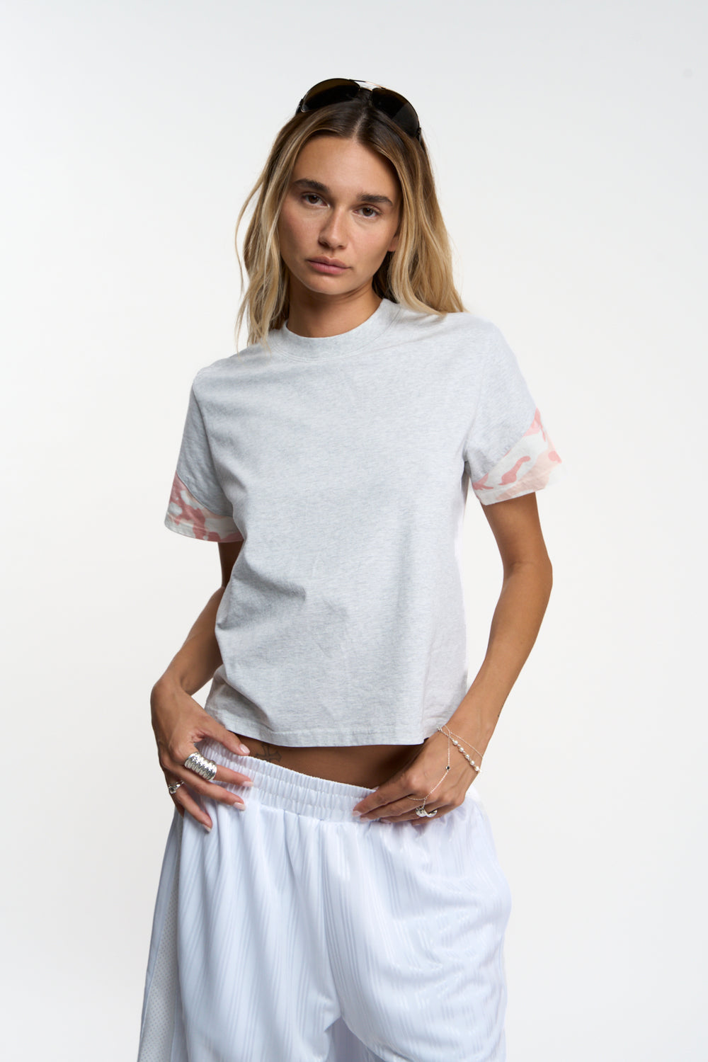 Blur Grey Melange T-Shirt