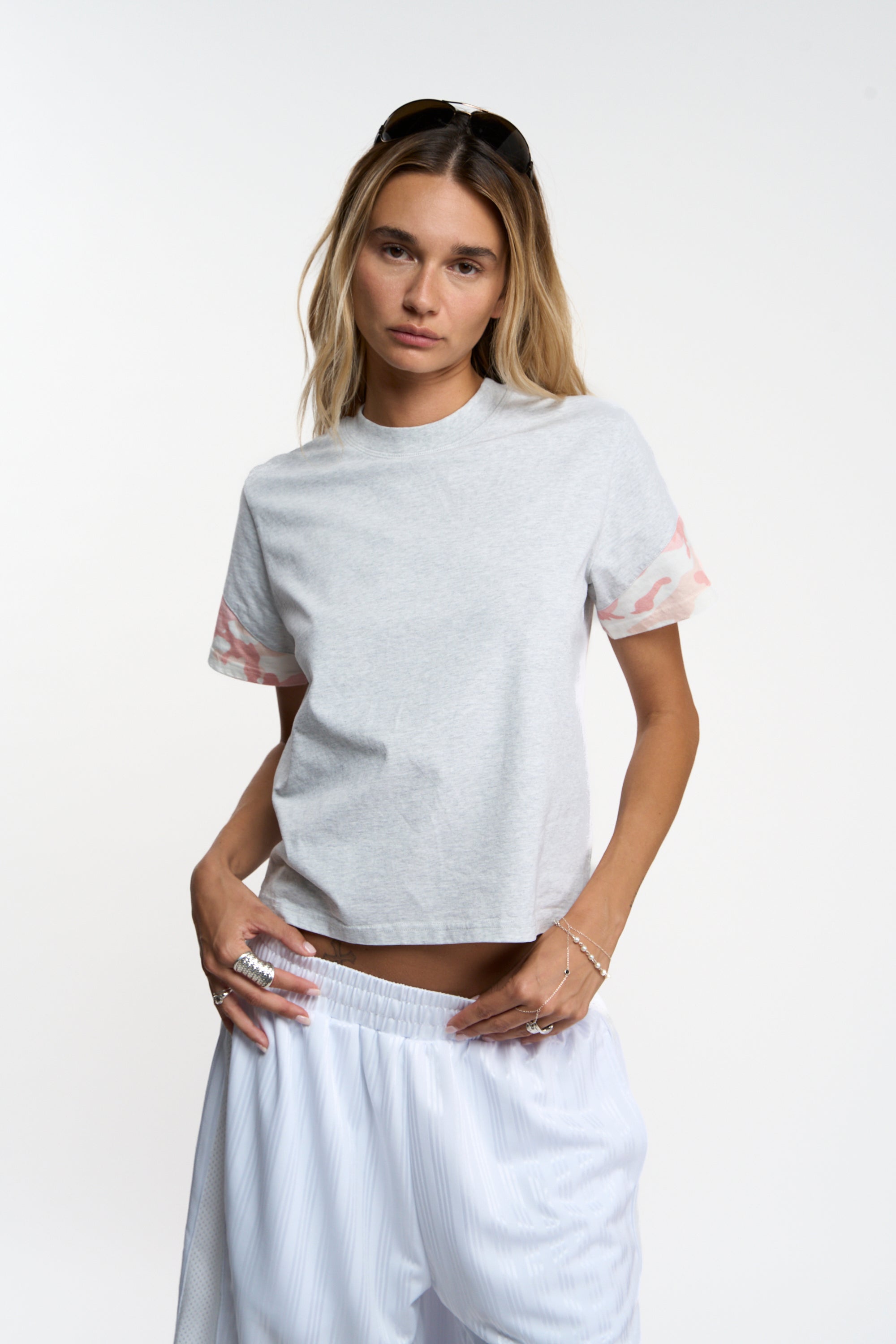 Blur Grey Melange T-Shirt