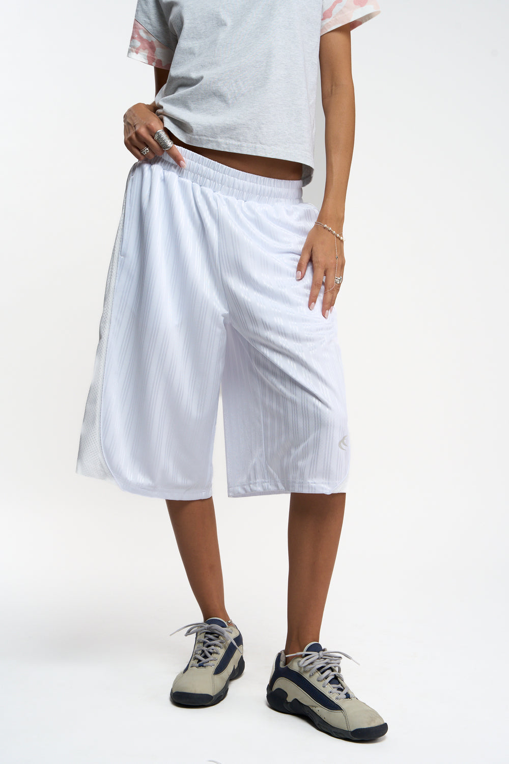 Nacar White Jorts