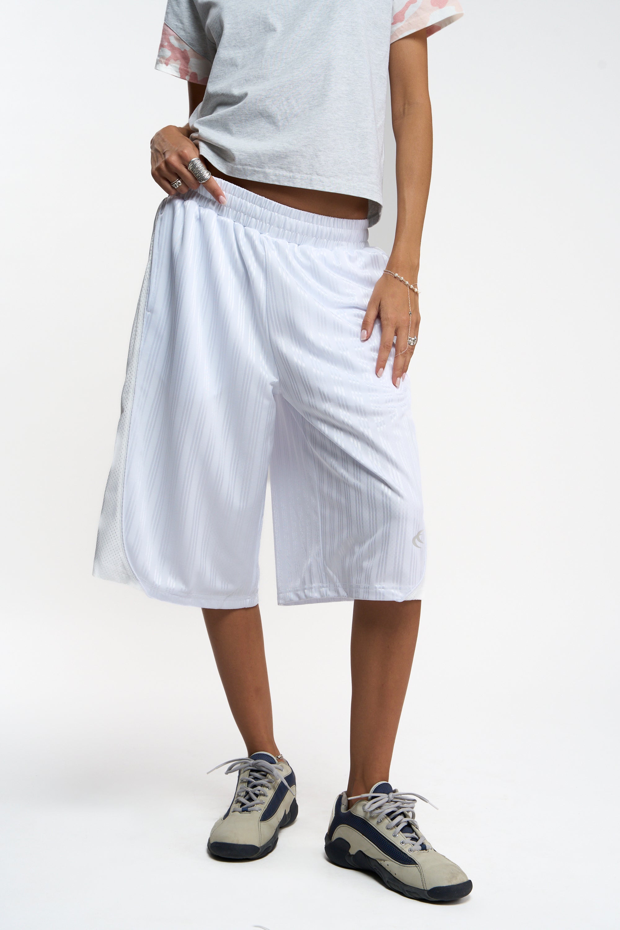 Nacar White Jorts
