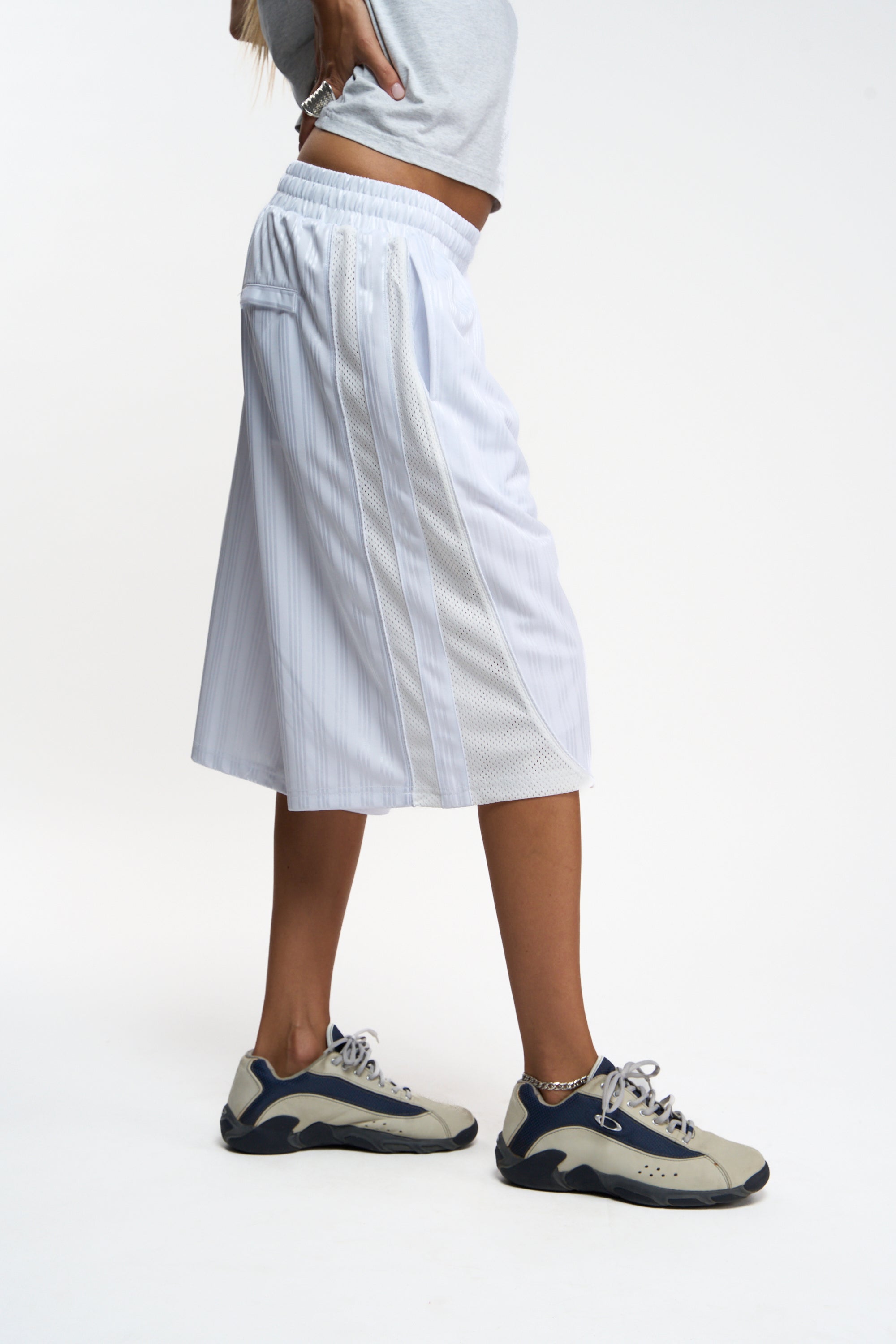 Nacar White Jorts