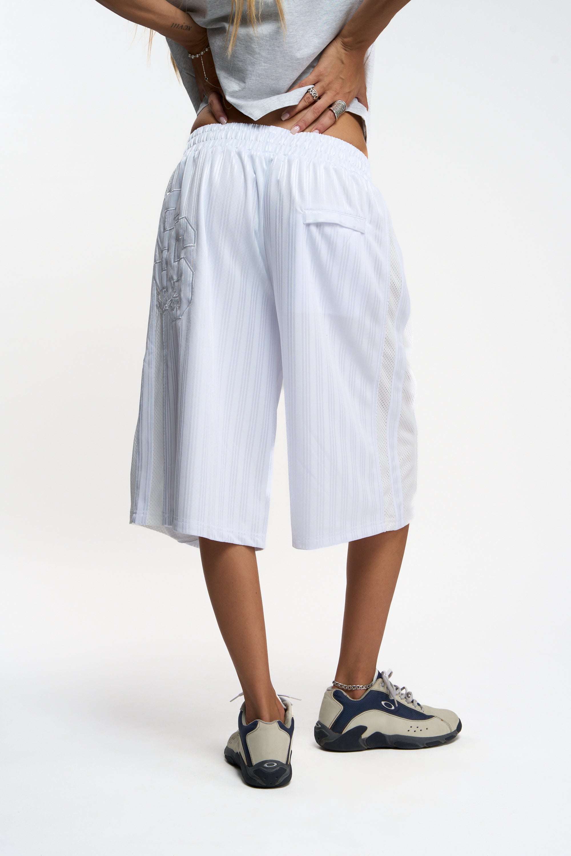 Nacar White Jorts