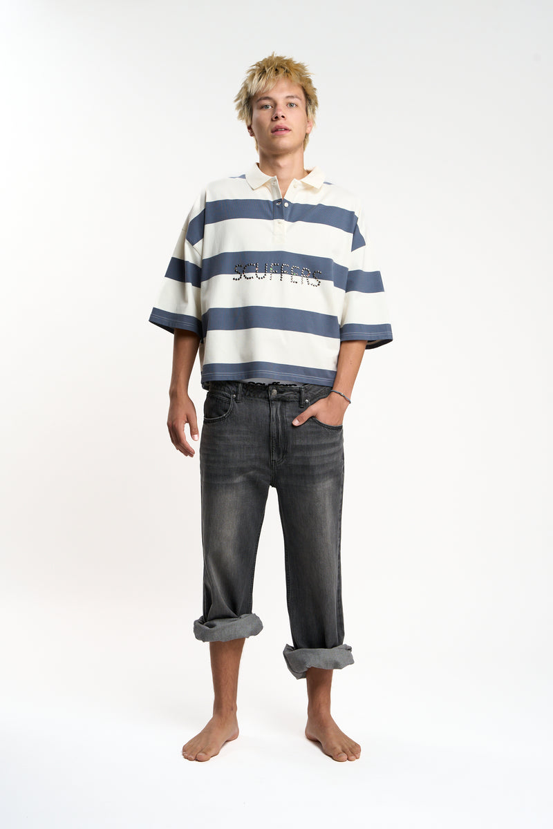 Letter Blue Polo