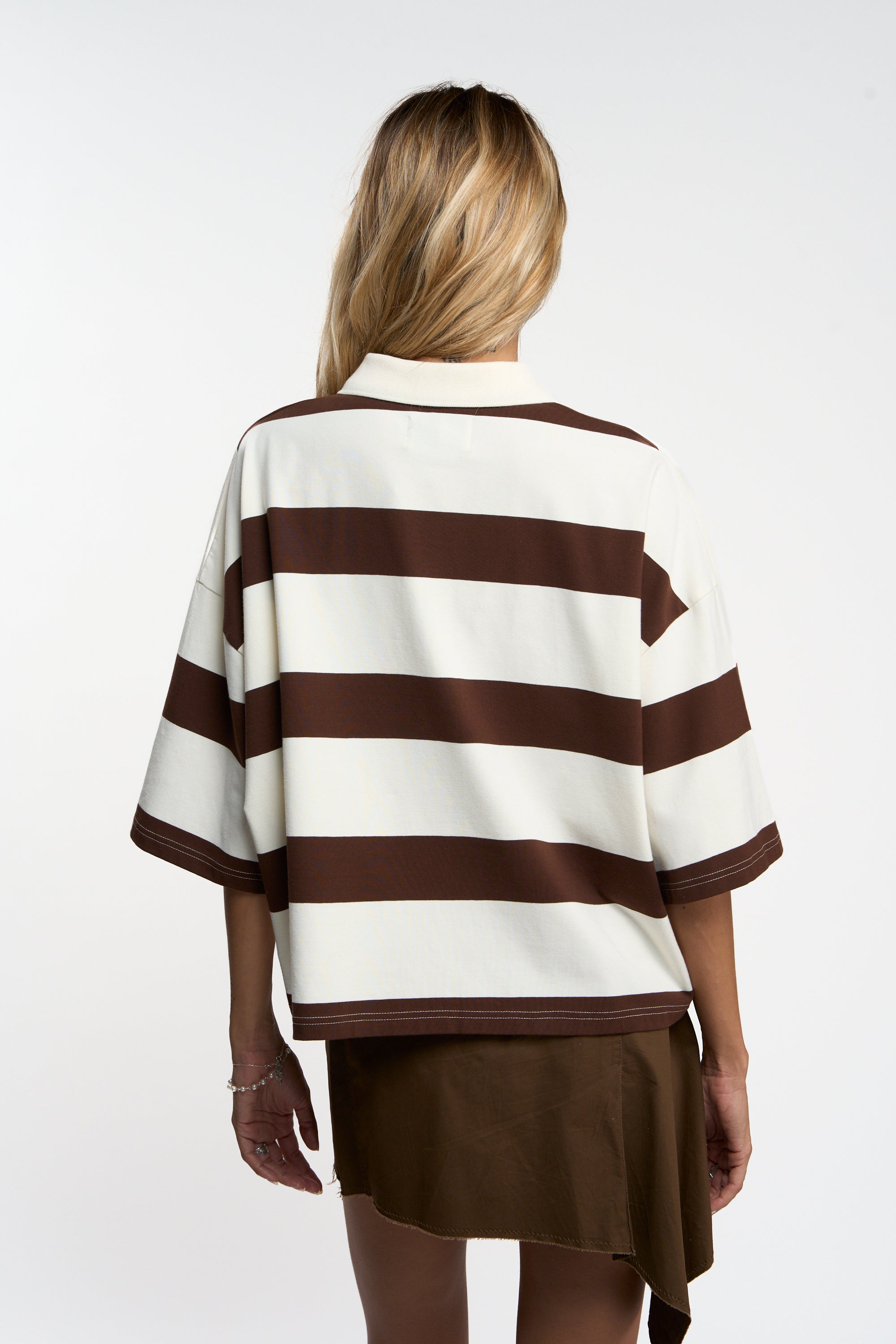 Letter Brown Polo