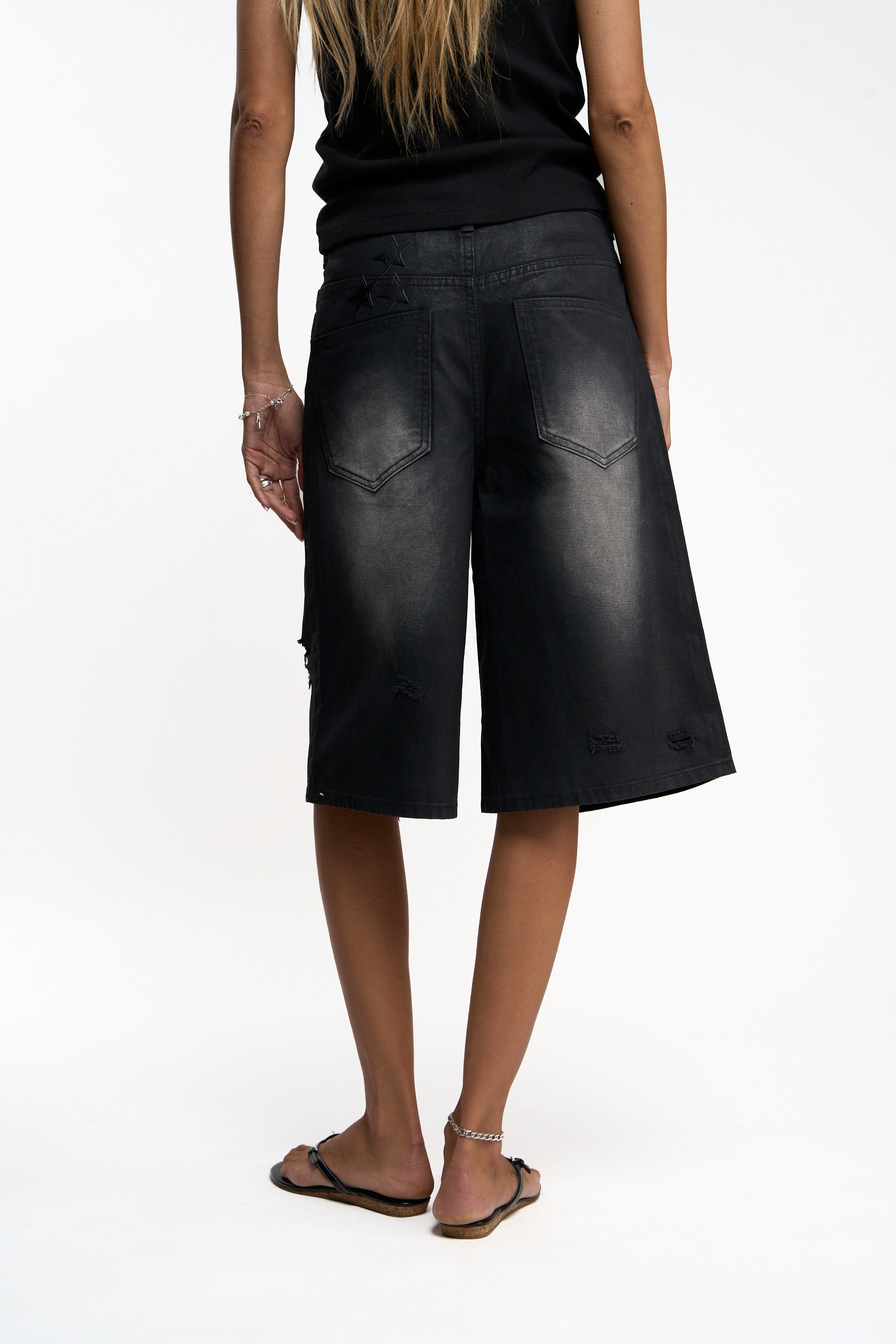 Roster Black Jorts