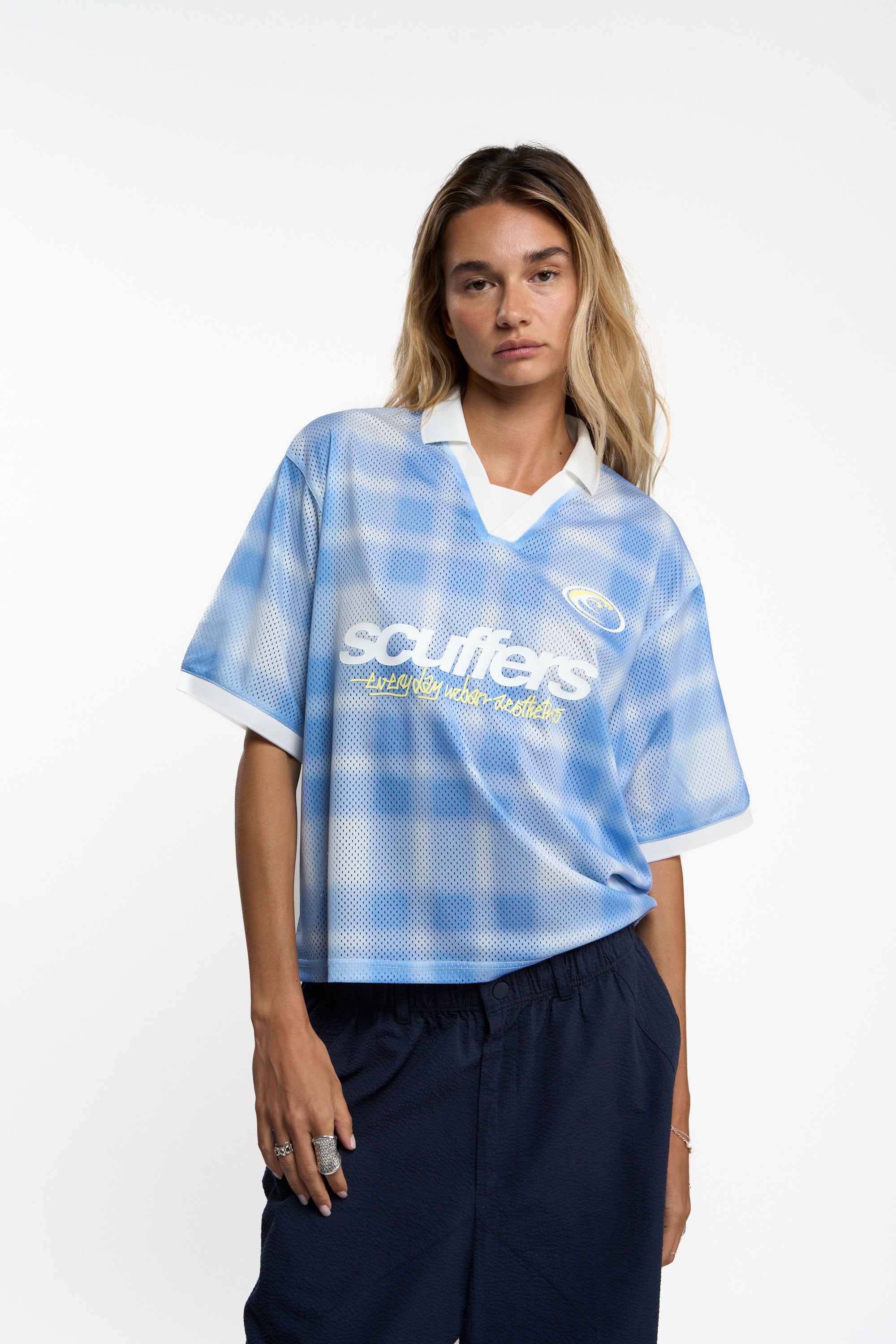 Cala Blue Football T-Shirt