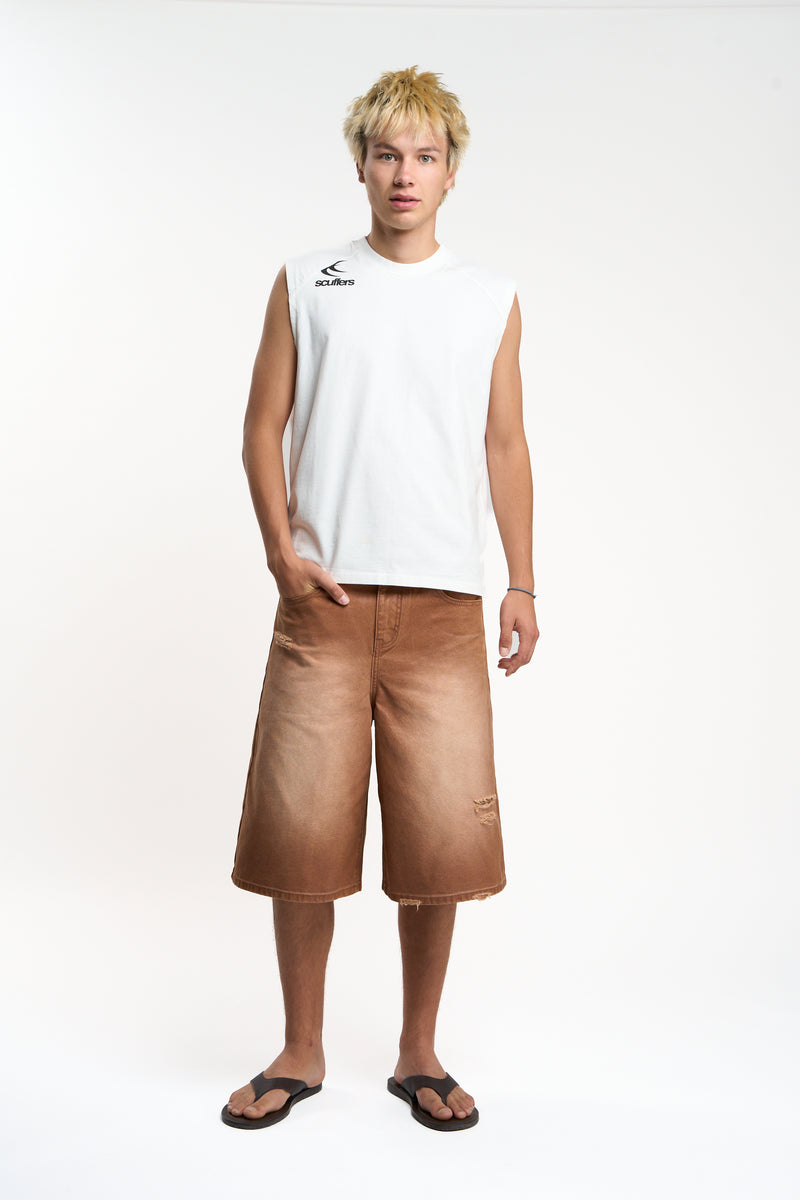 Under White T-Shirt