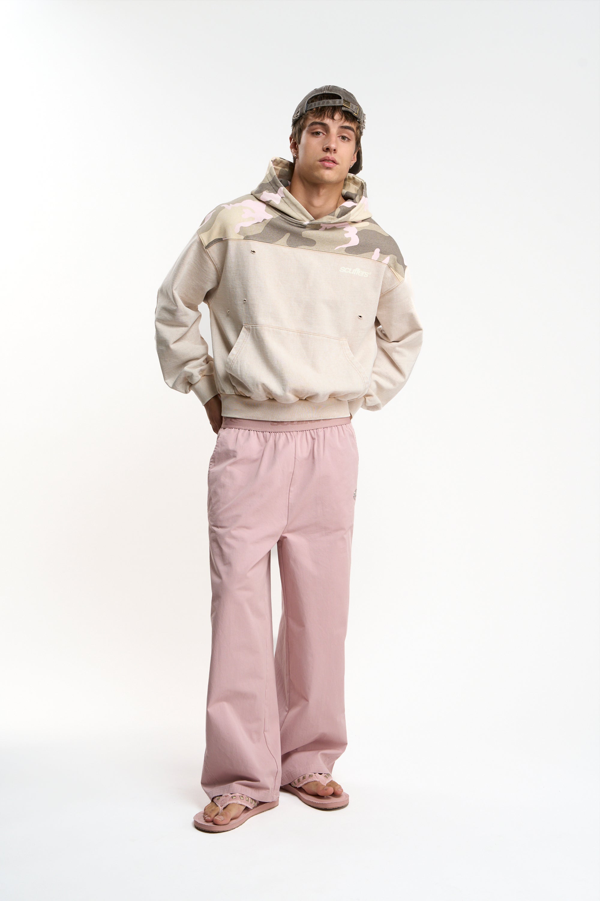 Lizzie Ecru Camo Hoodie – Scuffers