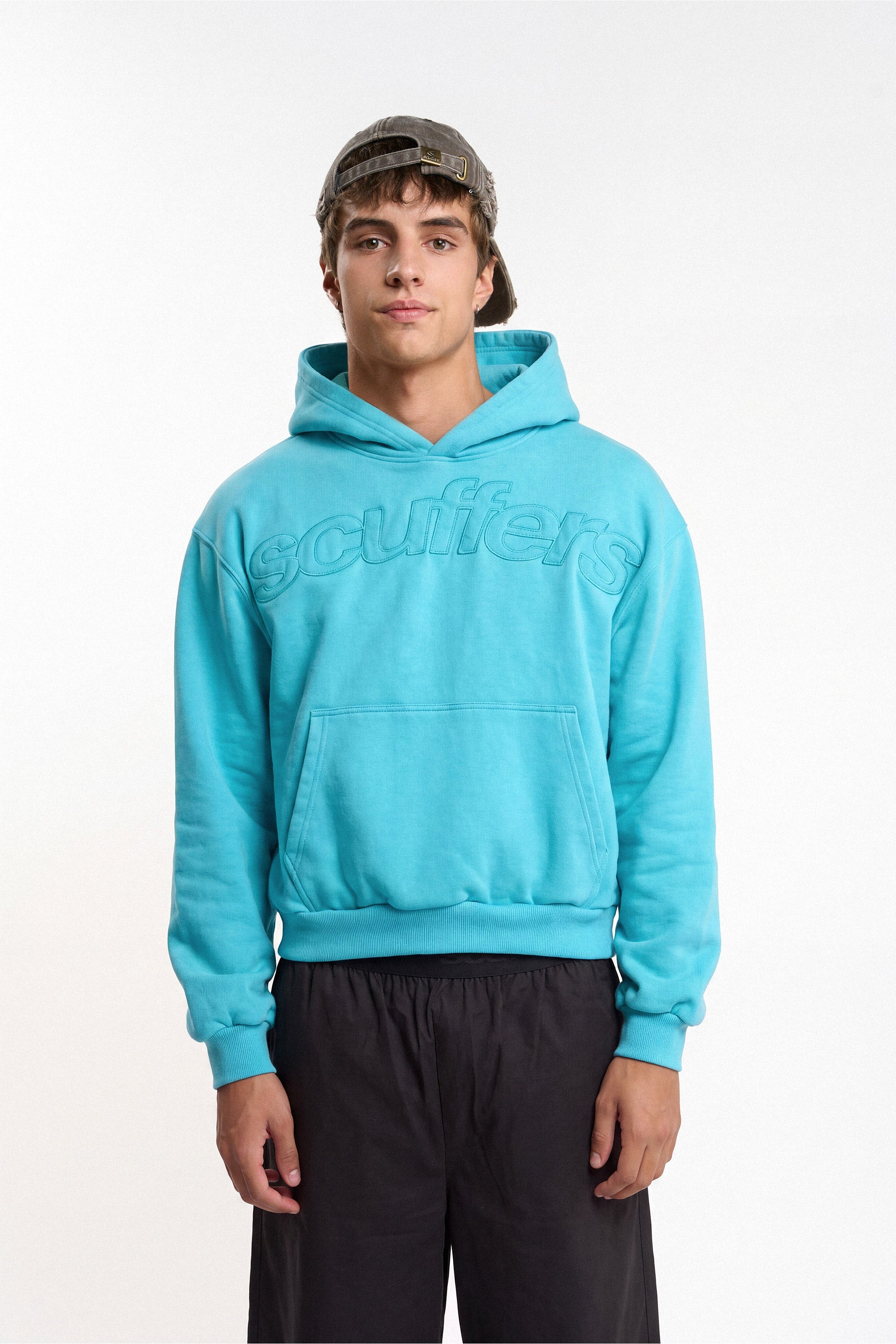 Raw Light Blue Hoodie