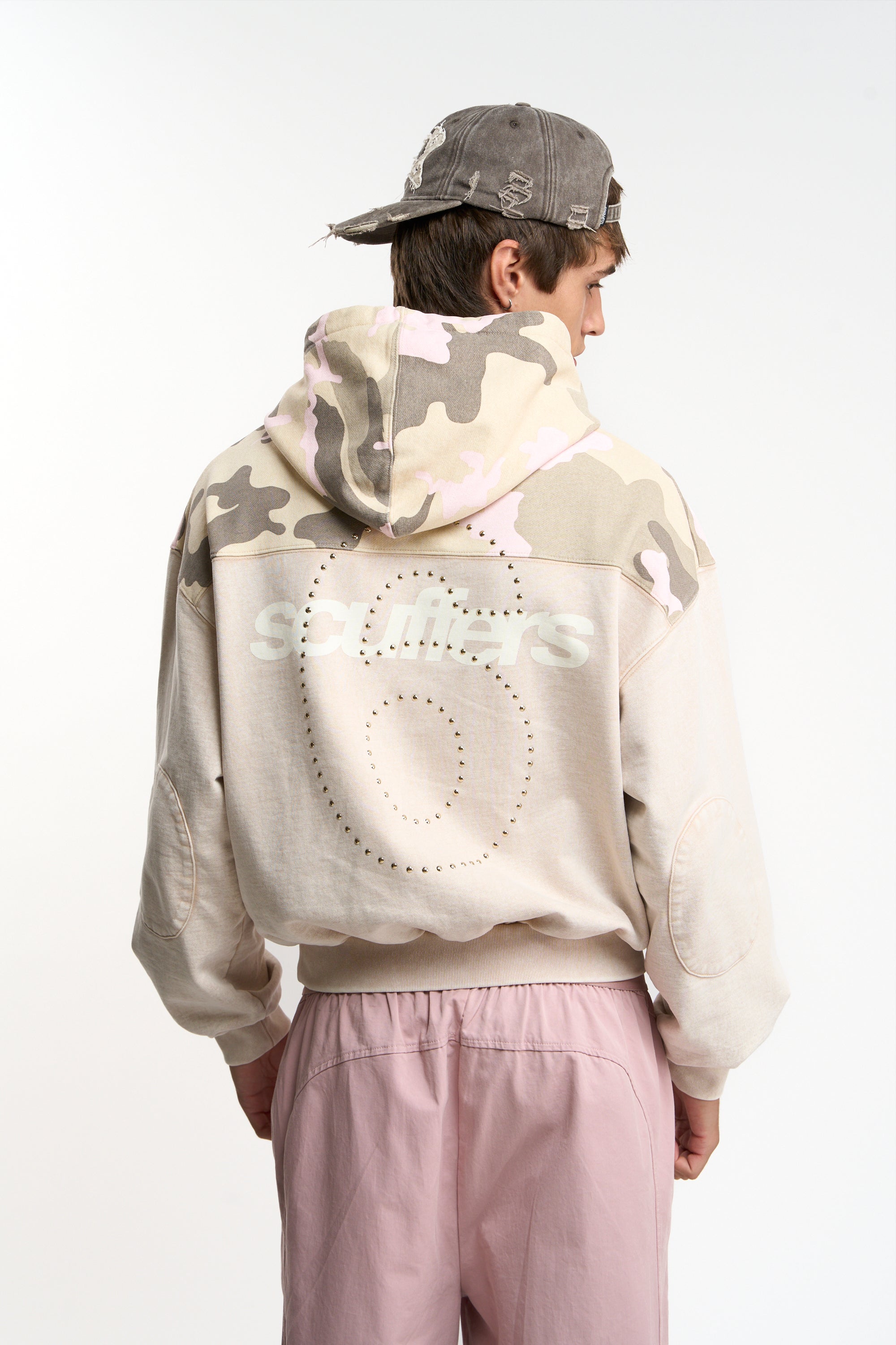 Lizzie Ecru Camo Hoodie – Scuffers