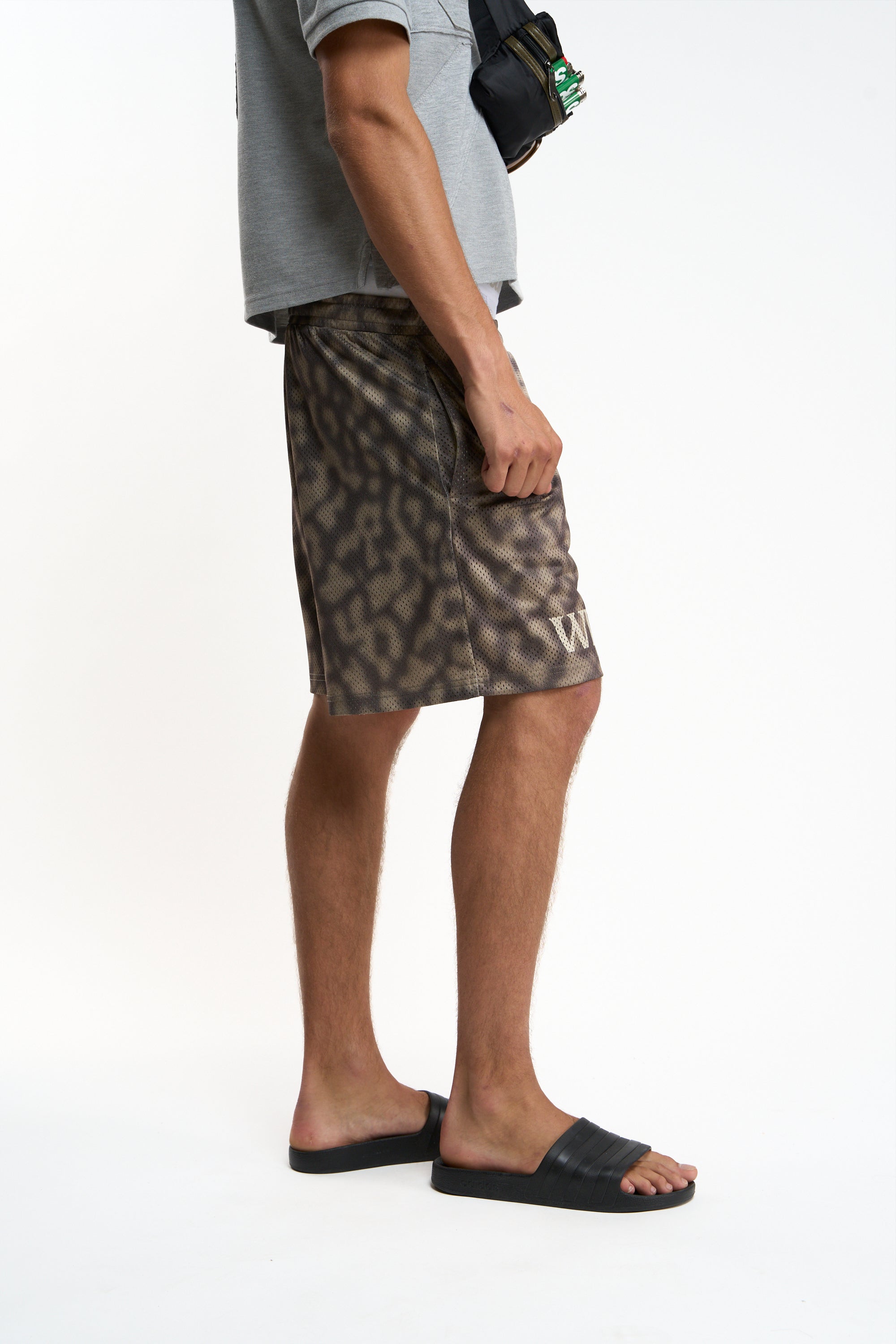 Withlove Leopard Mesh Shorts
