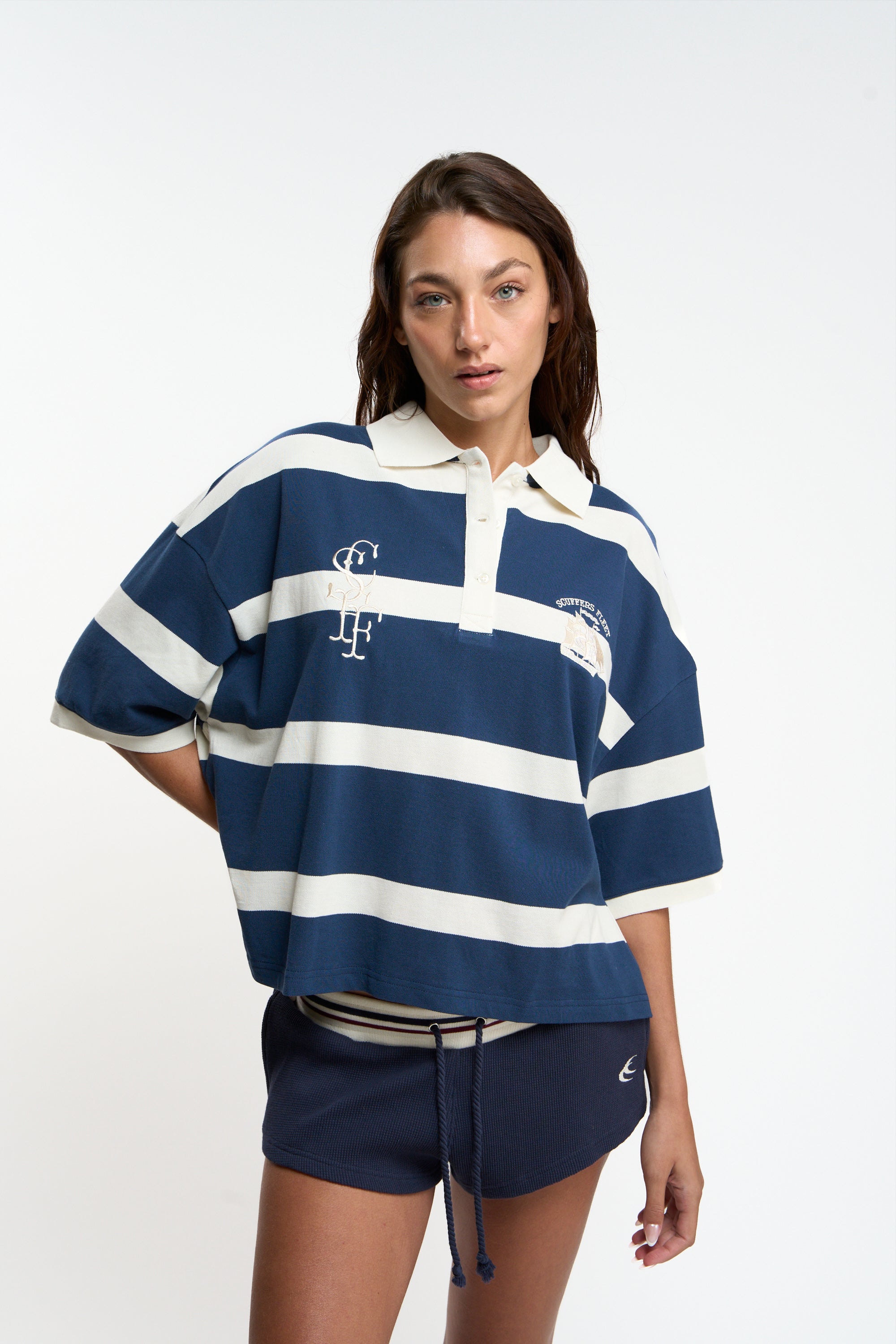 Pirate Navy Polo