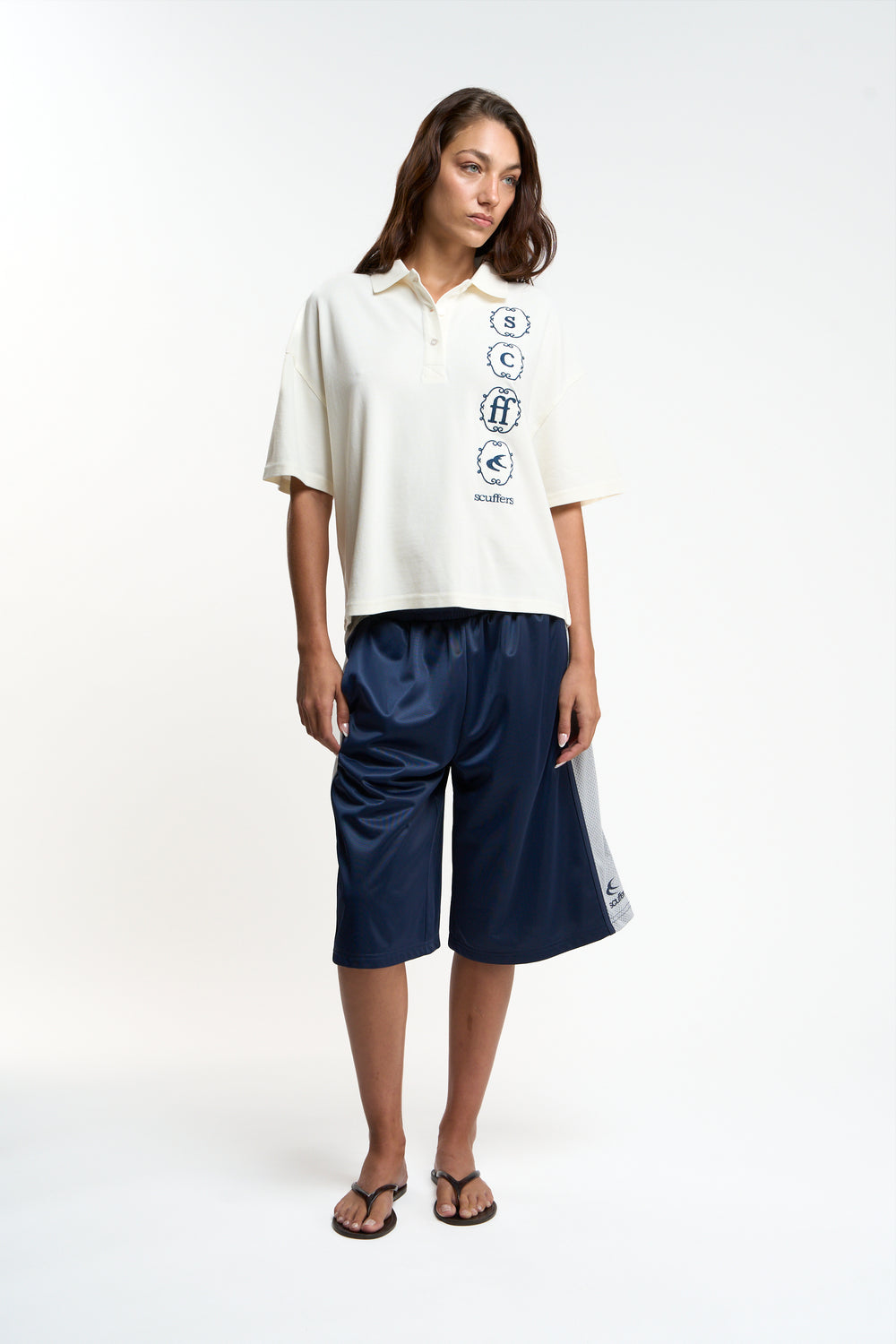 Barcelona White Polo