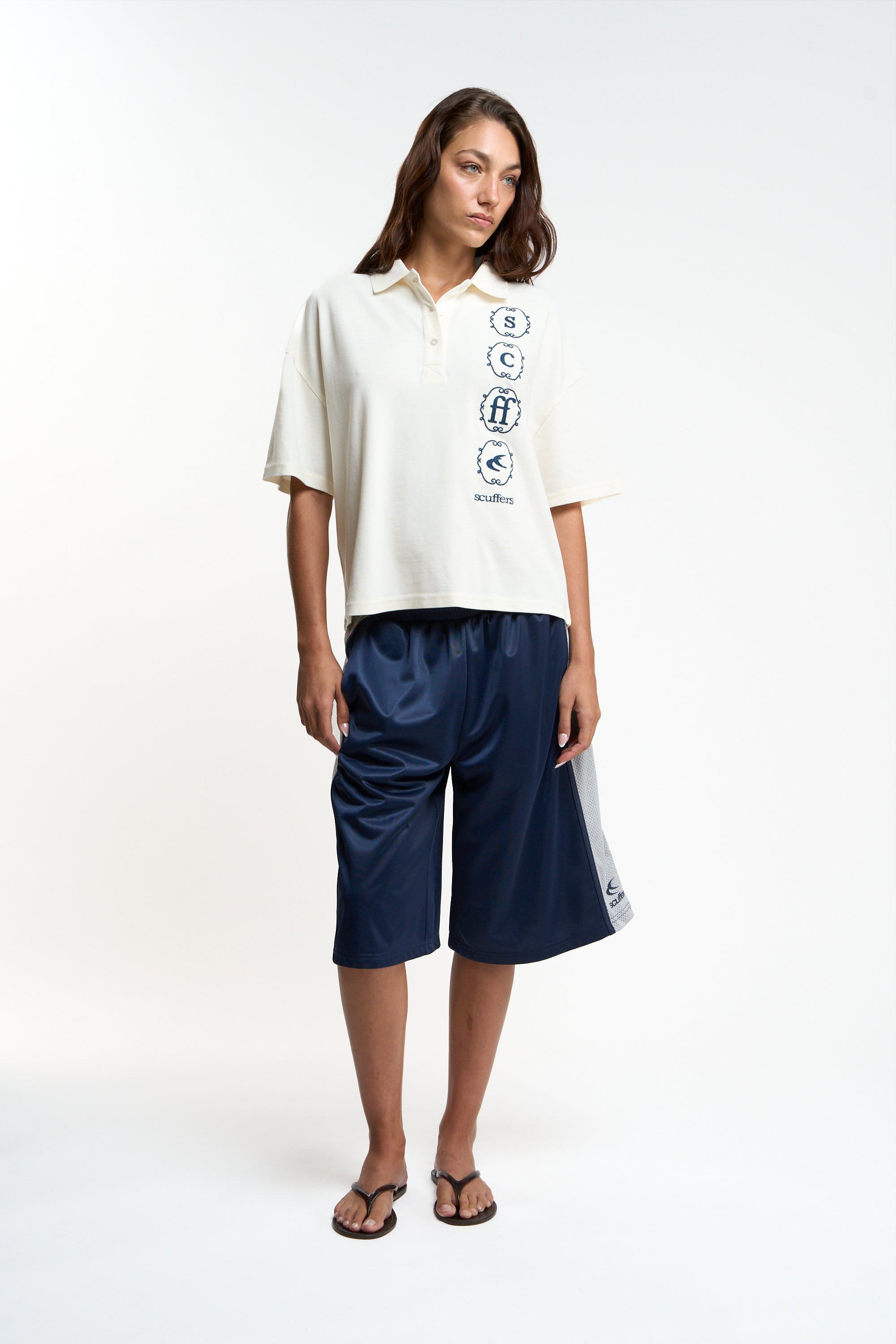 Barcelona White Polo