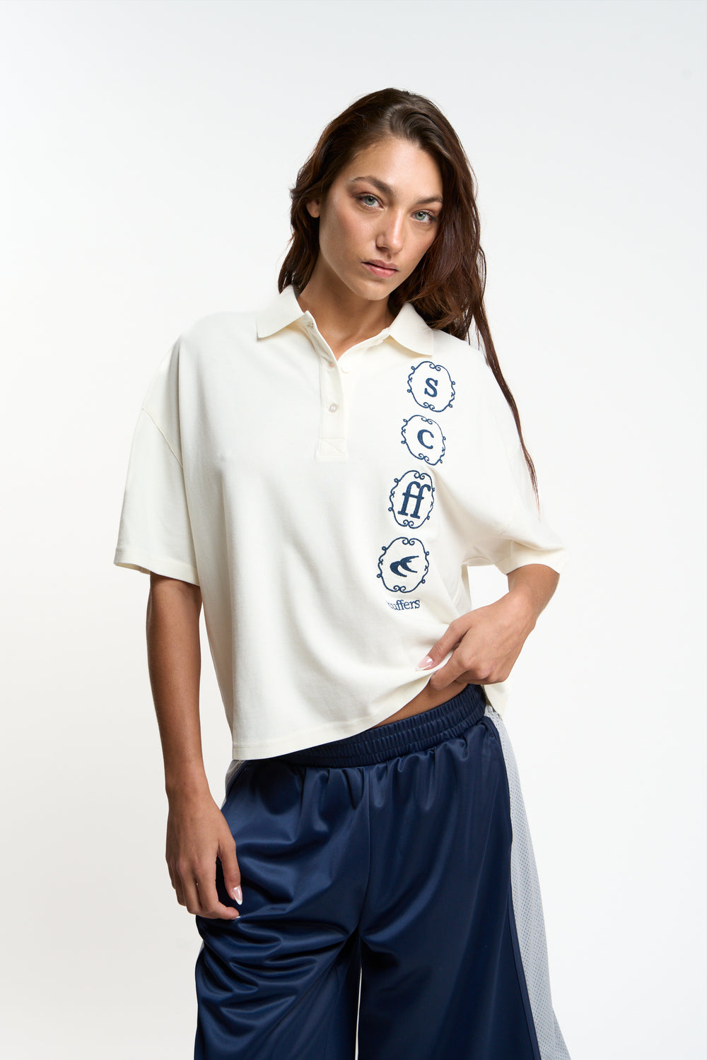 Barcelona White Polo