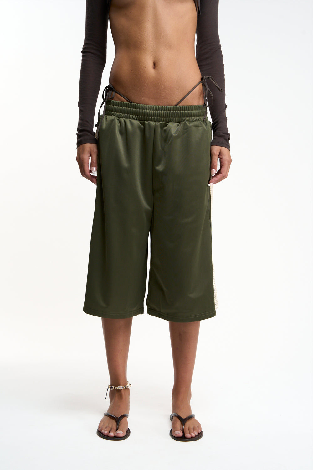 Eggplant Green Shorts