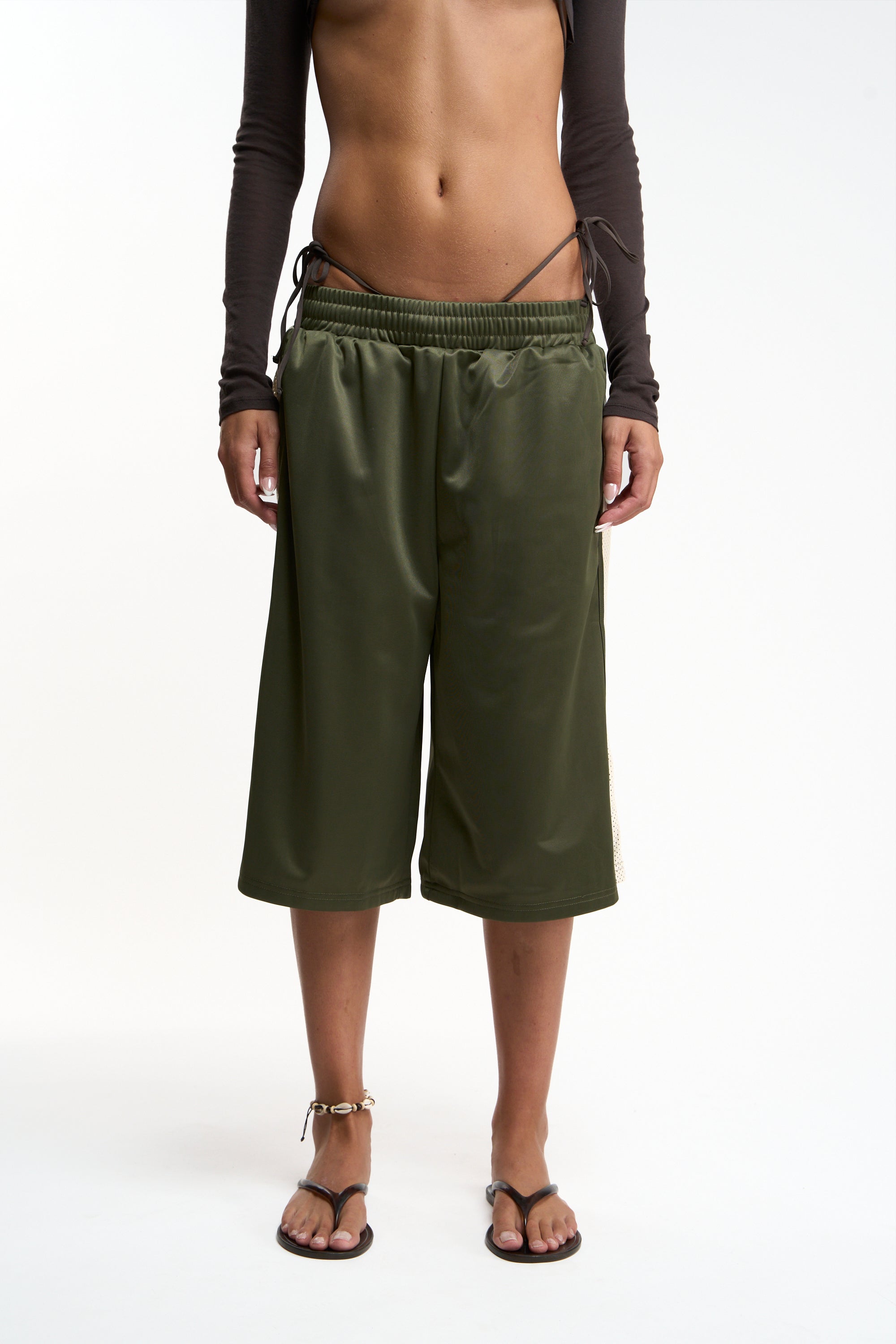 Eggplant Green Shorts