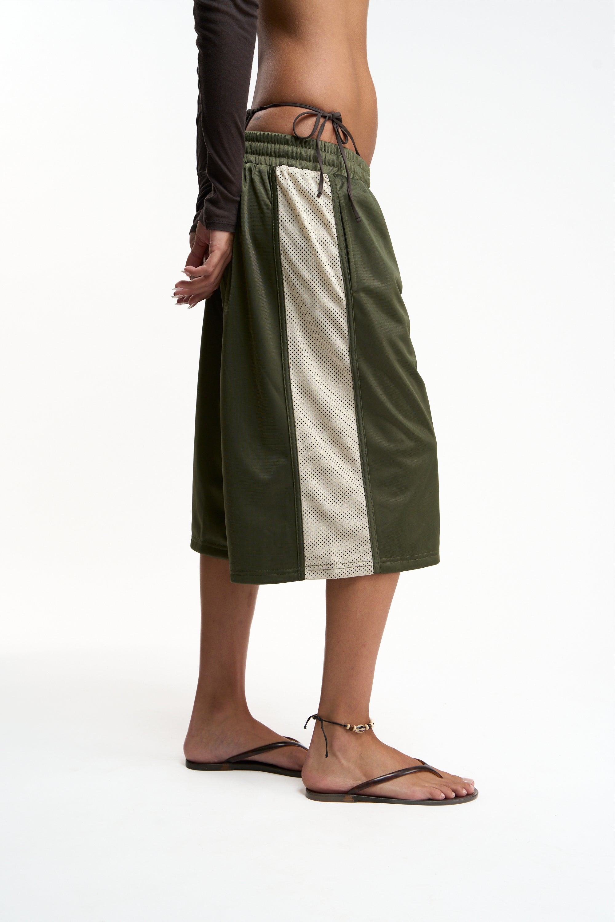 Eggplant Green Shorts