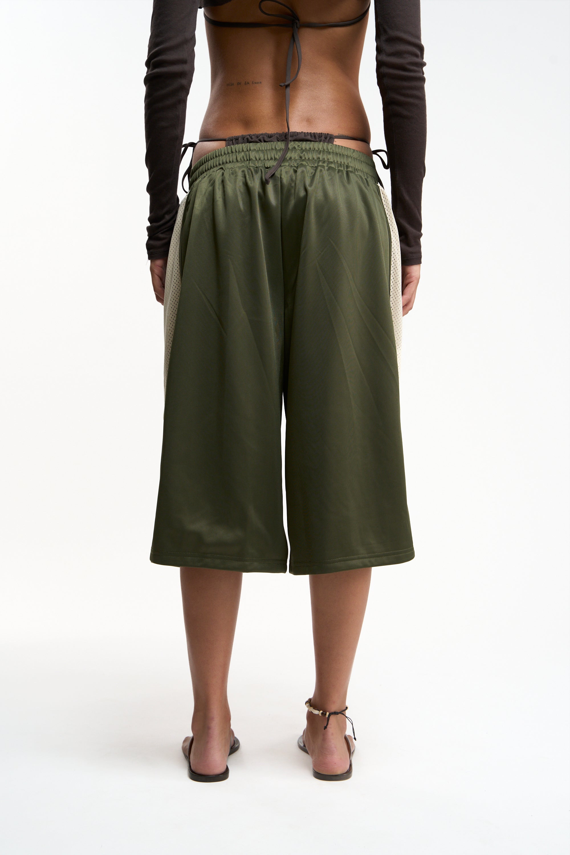 Eggplant Green Shorts
