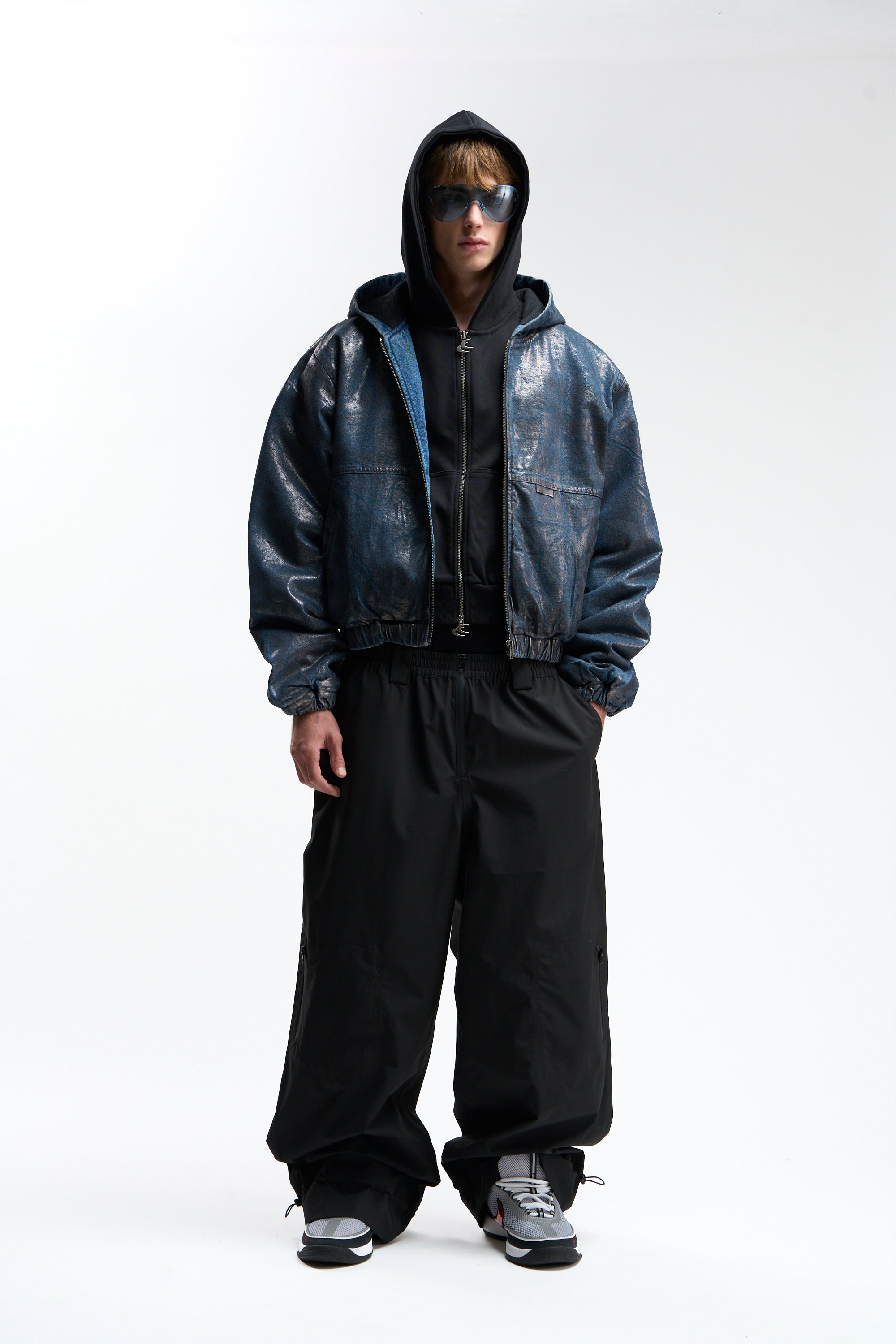 Waxed Dark Denim Work Jacket