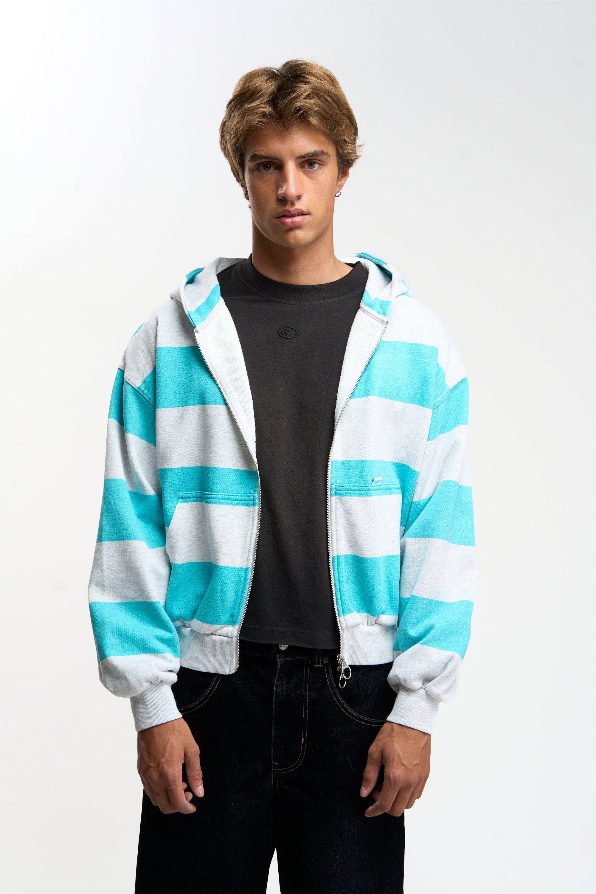 Club Turquoise Zipper
