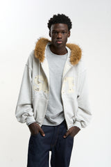 Track Grey Melange Zipper
