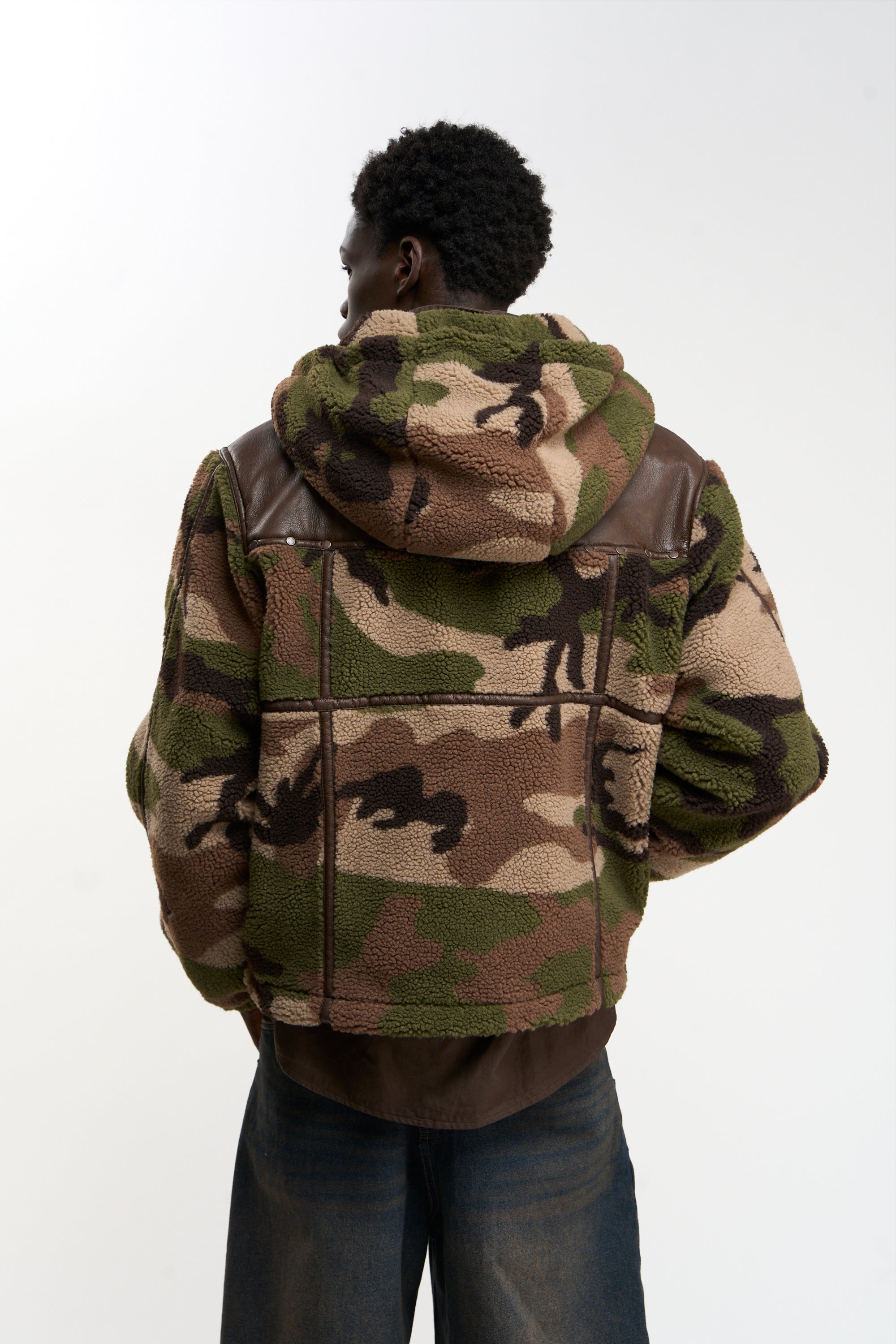 Casie Camo Fleece Jacket