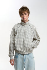 Chamise Checkered Ecru Zipper
