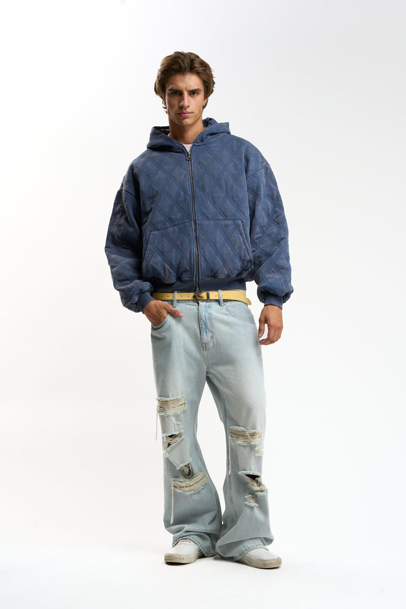 Weeb Blue Zipper