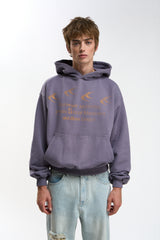 Fourfive Purple Hoodie