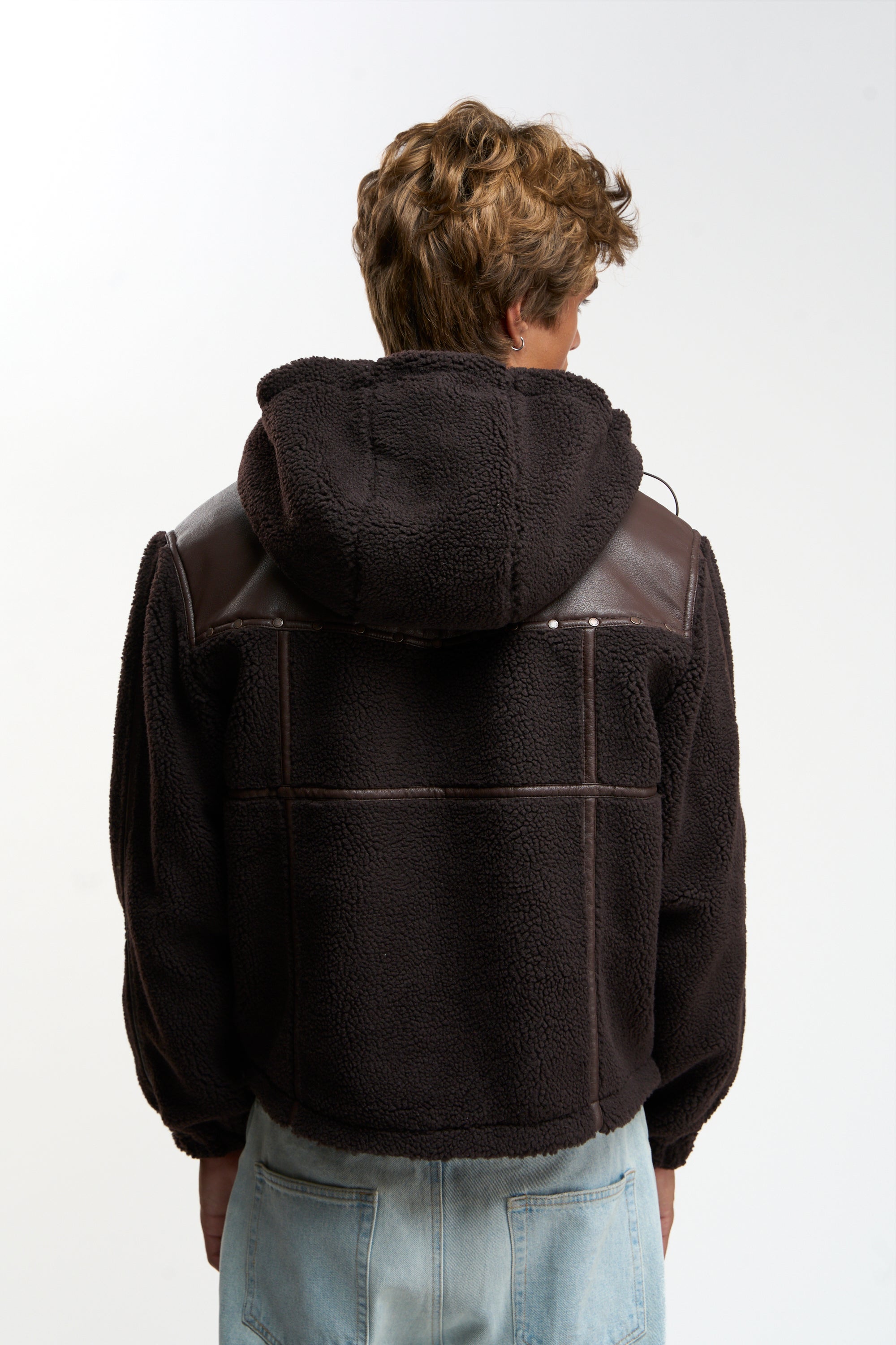 Casie Brown Fleece Jacket
