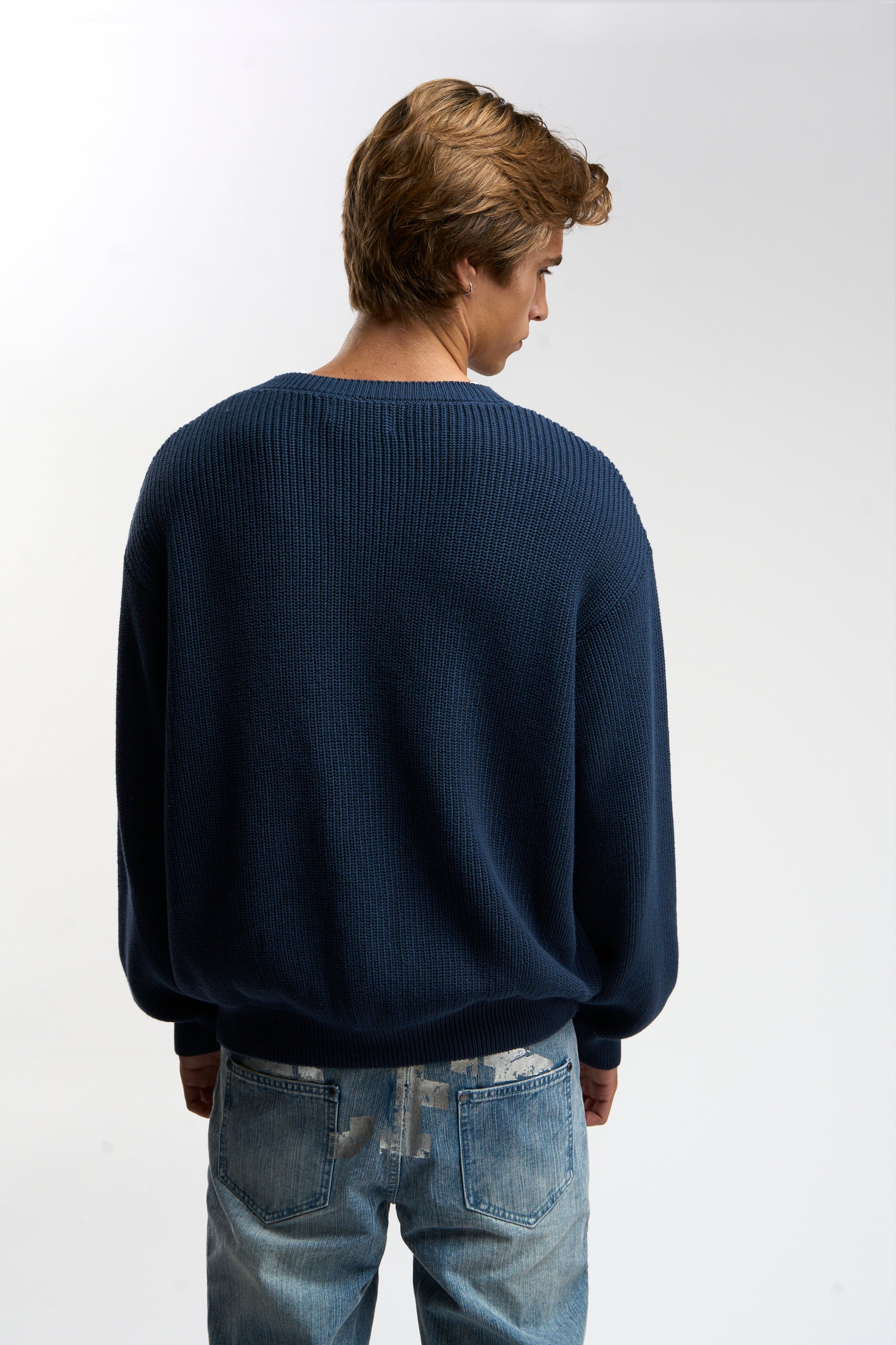 Metal Navy Knit