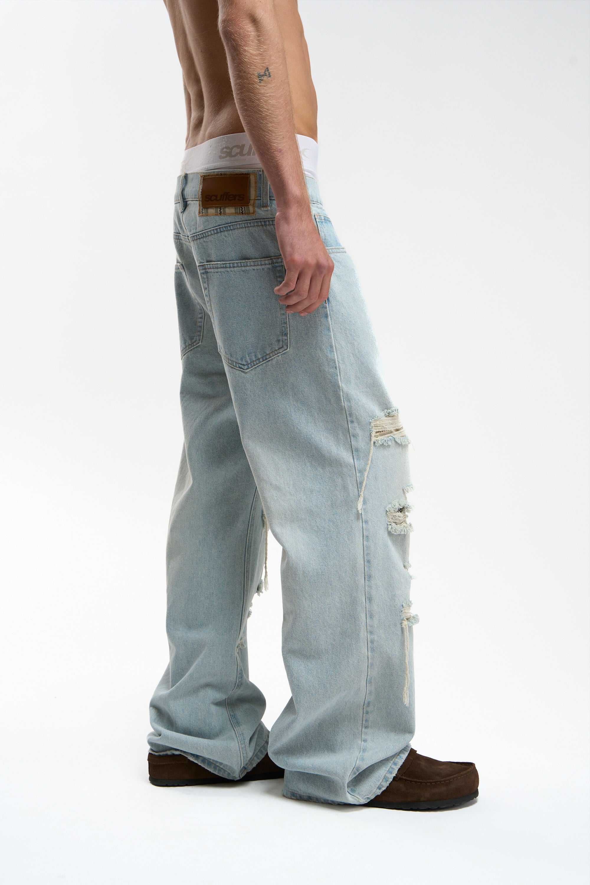 Shanghai Light Blue Pants