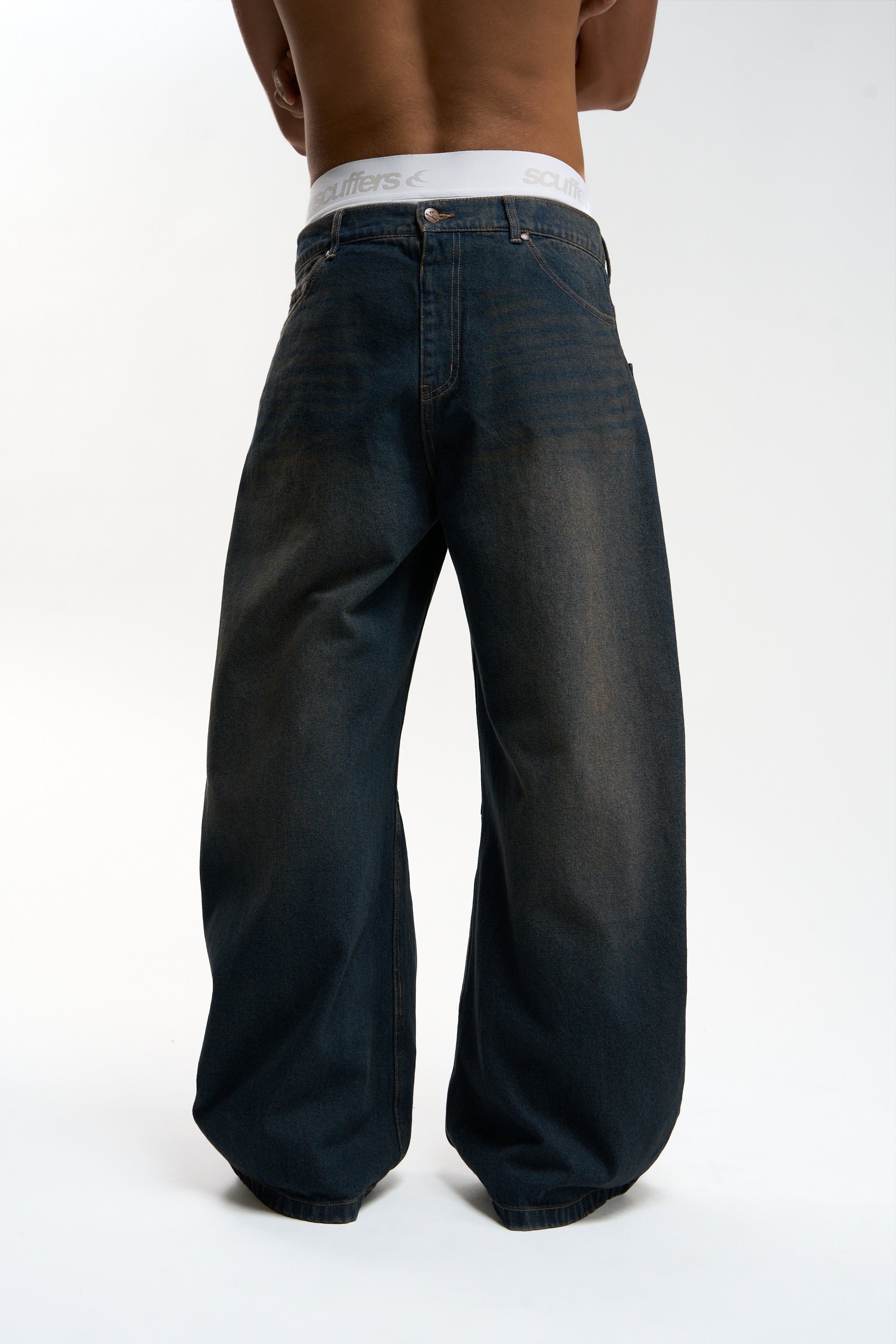 Check Blue Pants