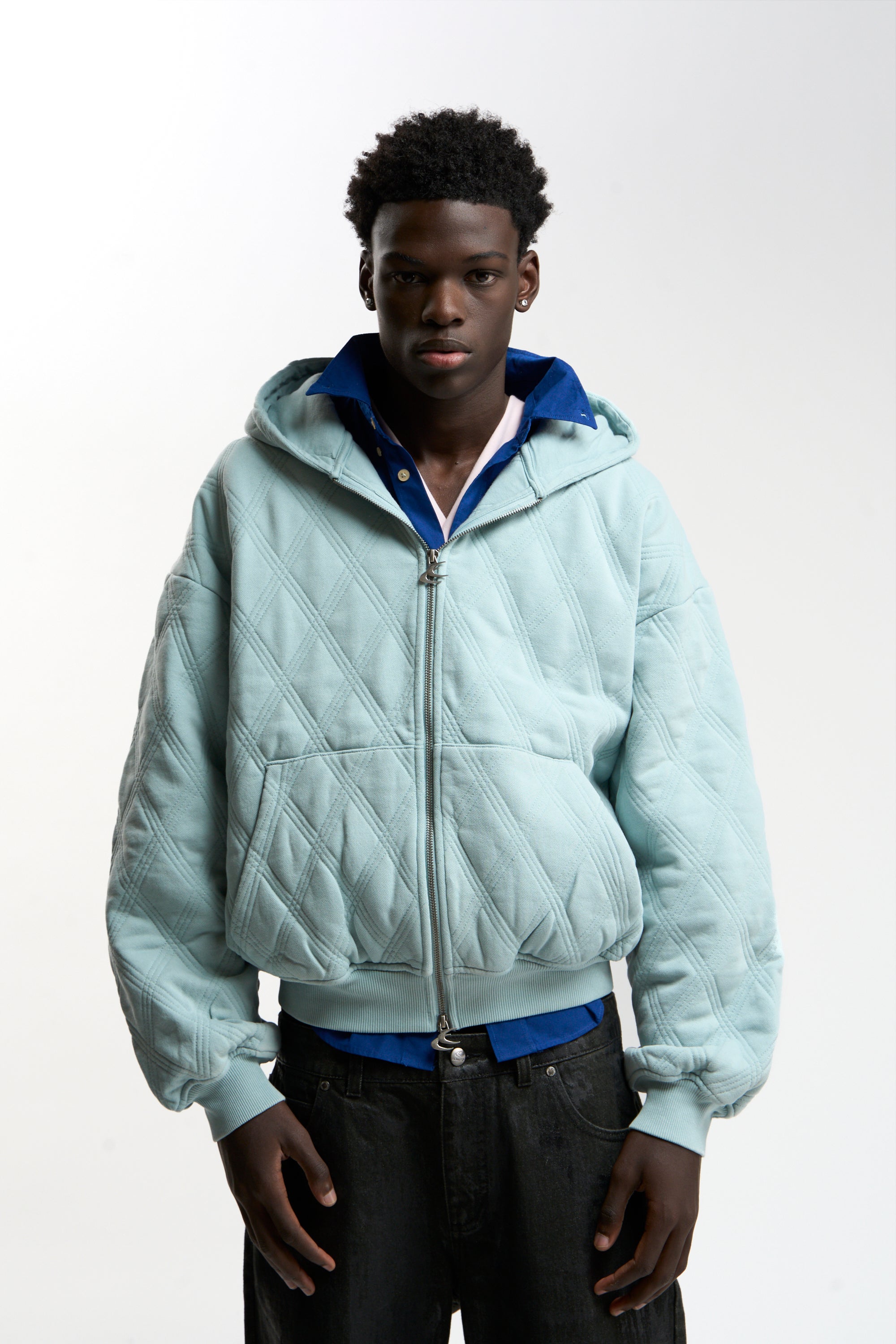Weeb Turquoise Zipper
