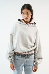 Leo Grey Melange Hoodie