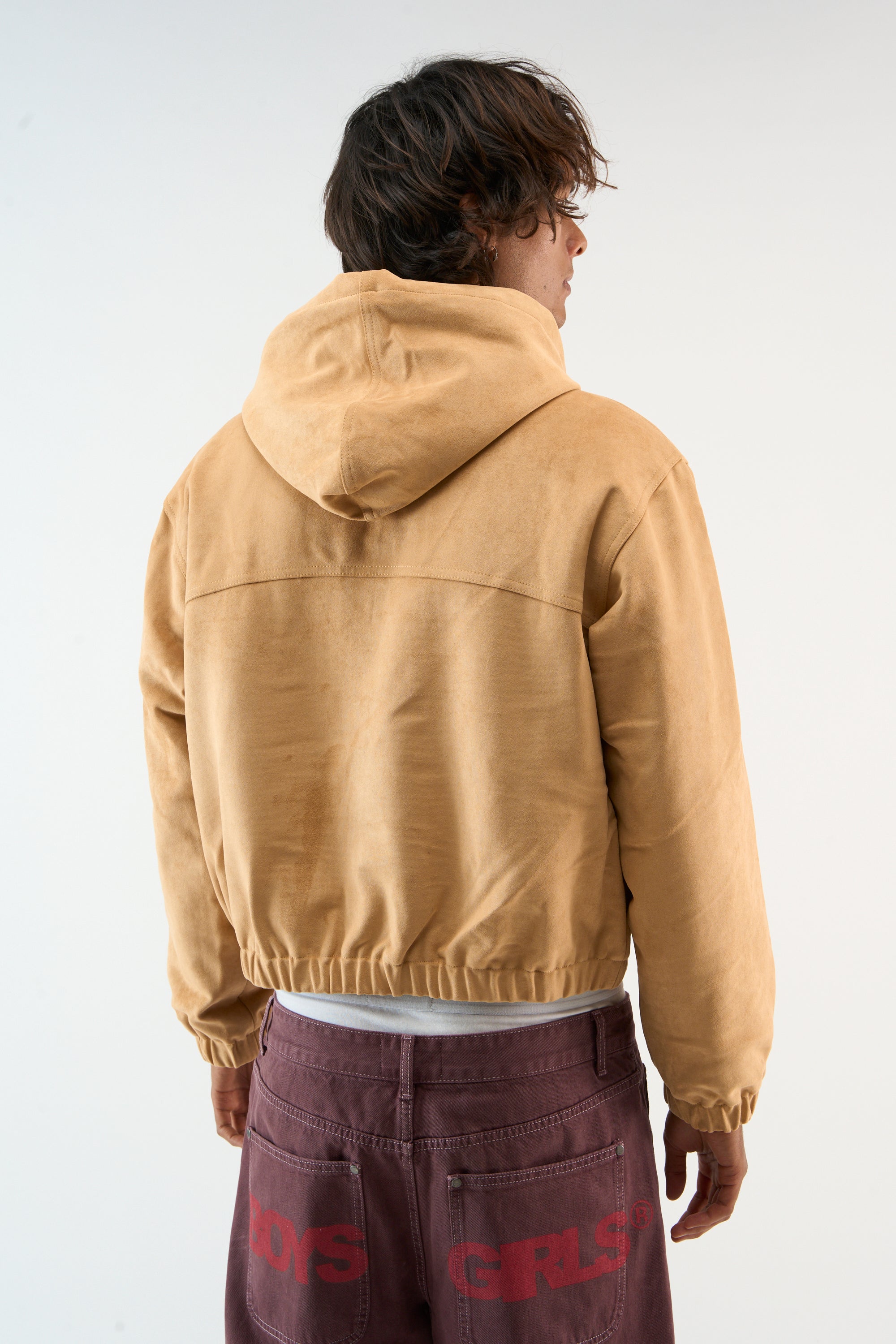 Suede Camel Work Jacket