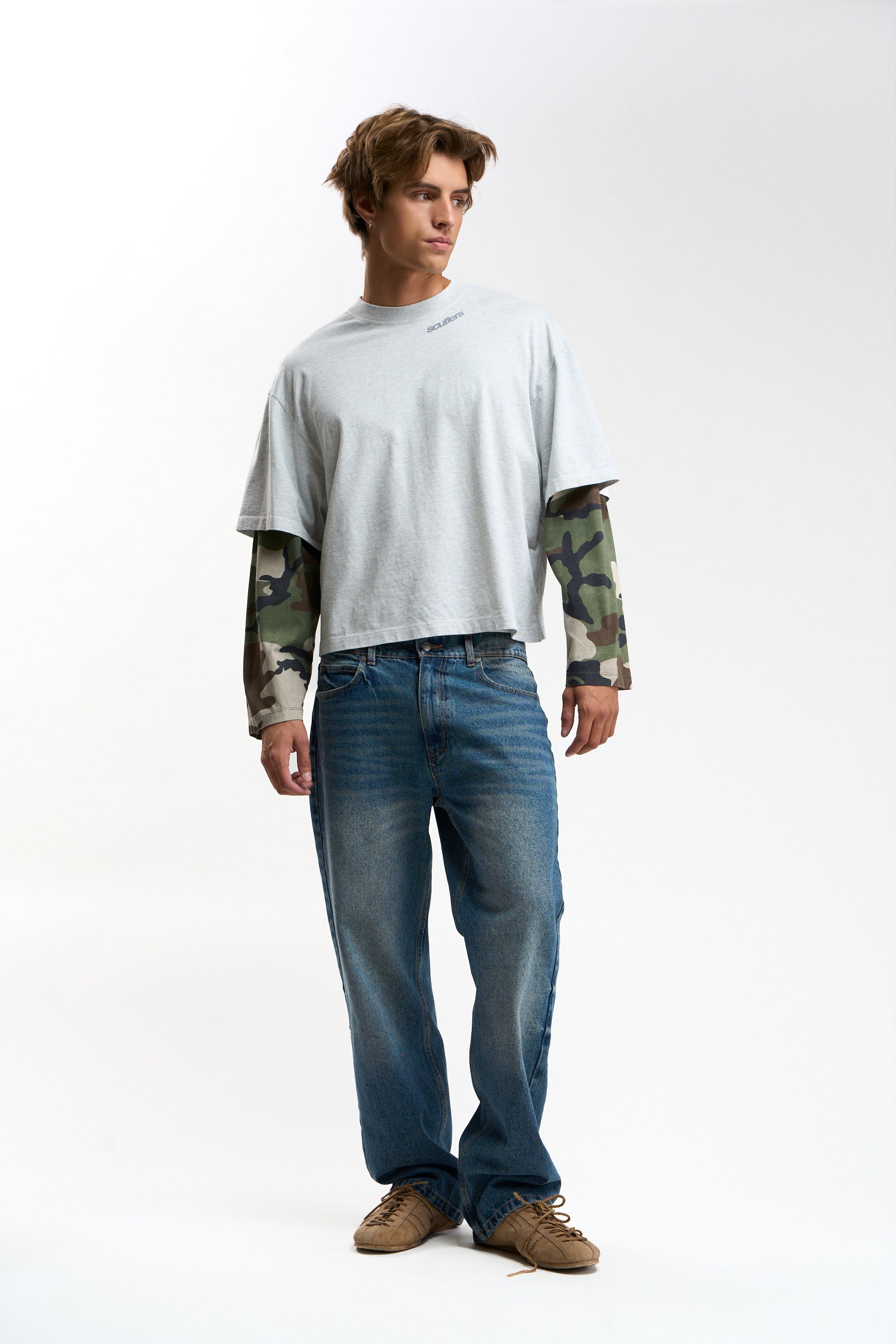 New Kurtis Grey Melange Longsleeve