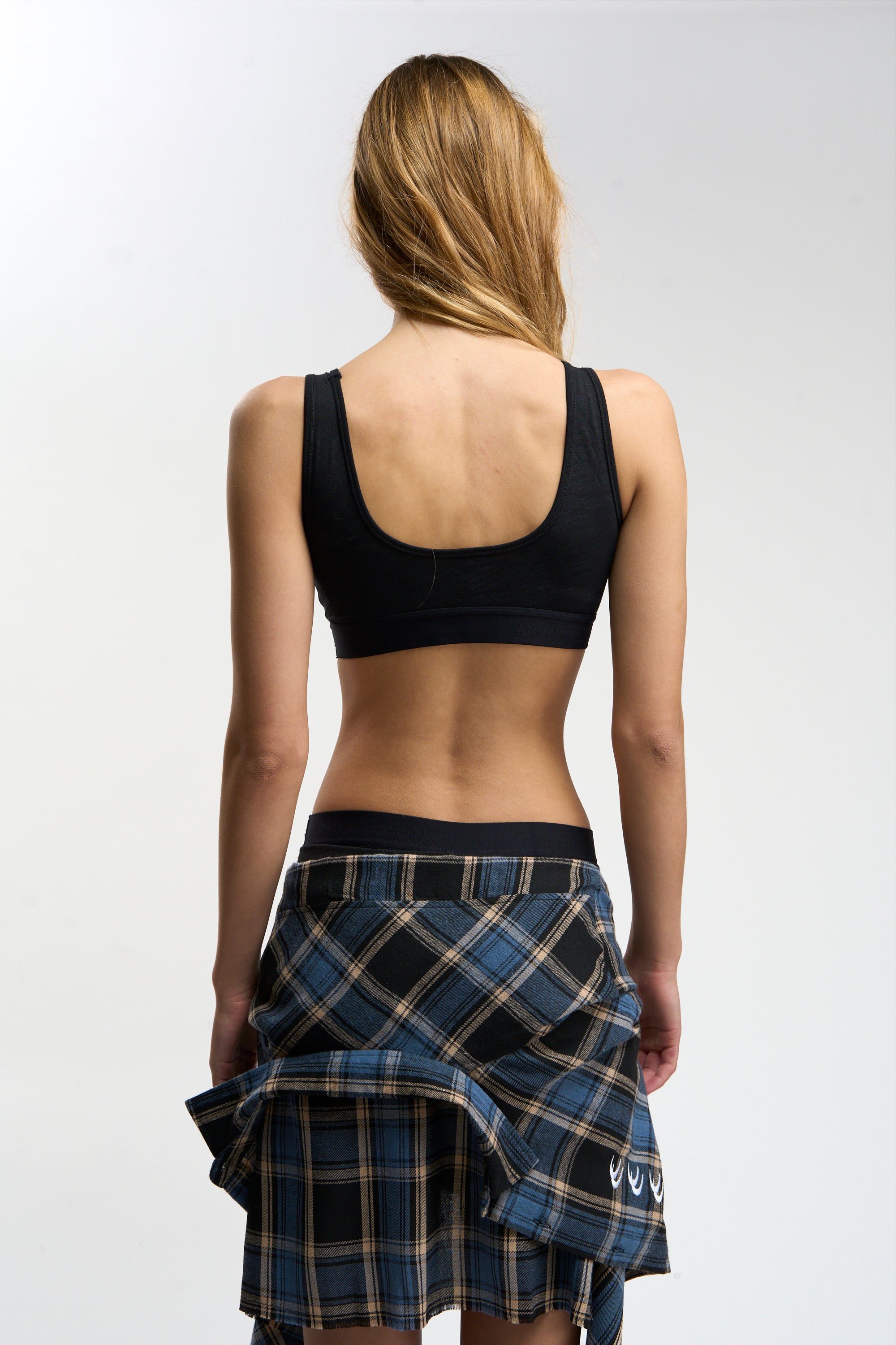 Monogram Black Underwear Top