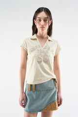Marlen Ecru Polo