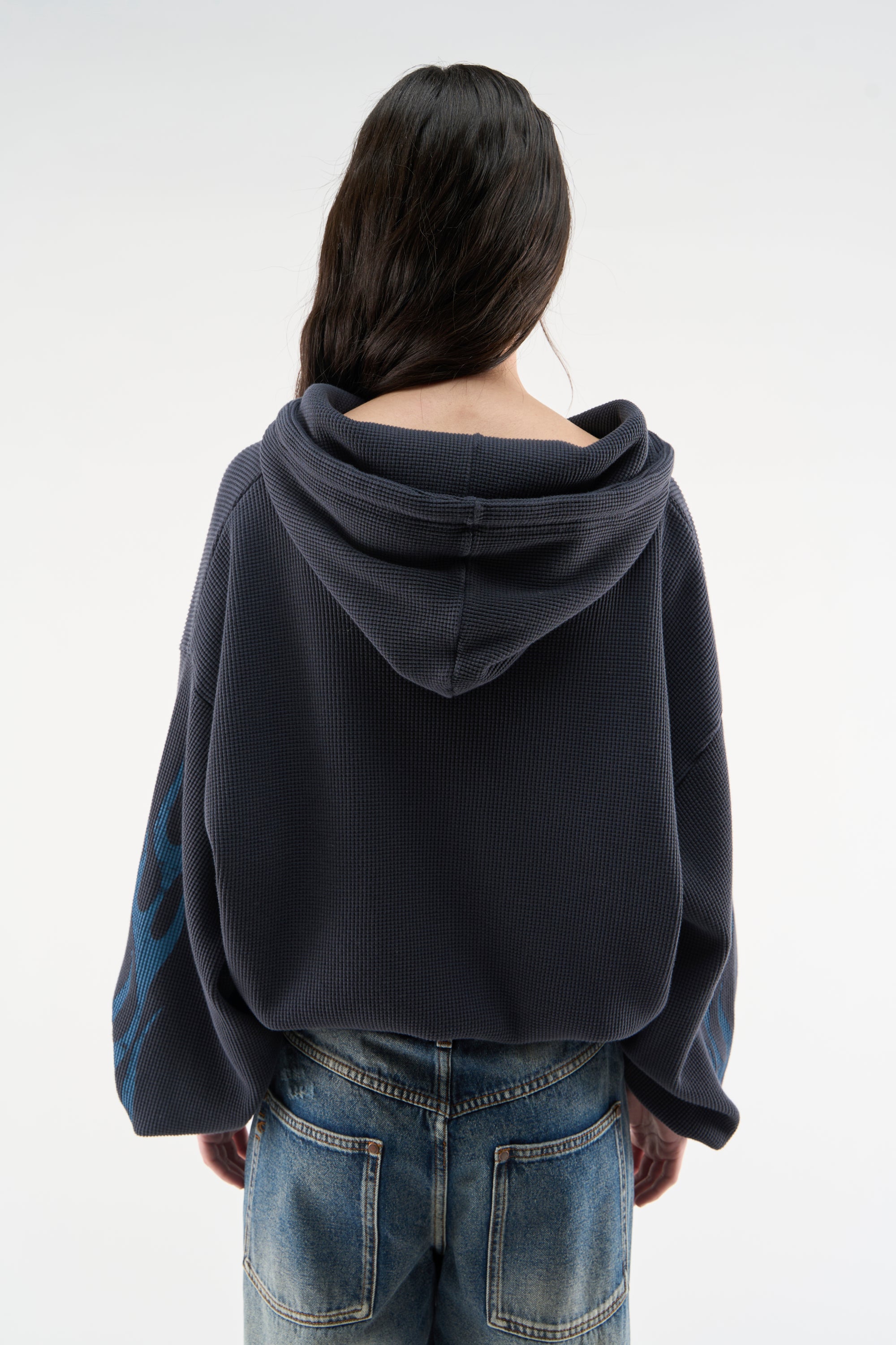 Flame Navy Zipper