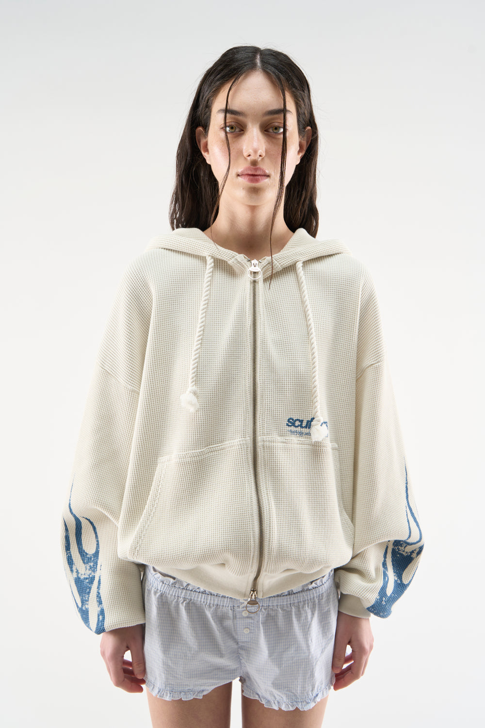 Flame Ecru Zipper