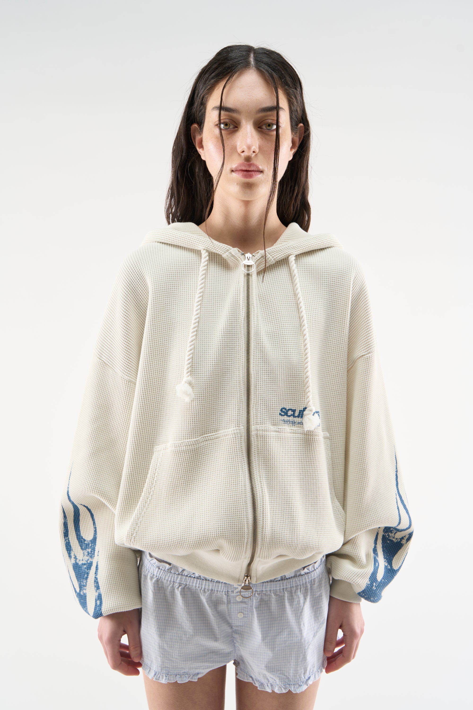 Flame Ecru Zipper